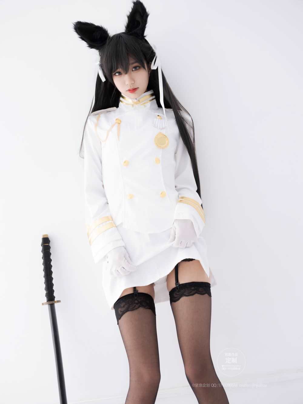 《一只喵喵梓》黑丝白丝私房定制写真合集目录资源下载