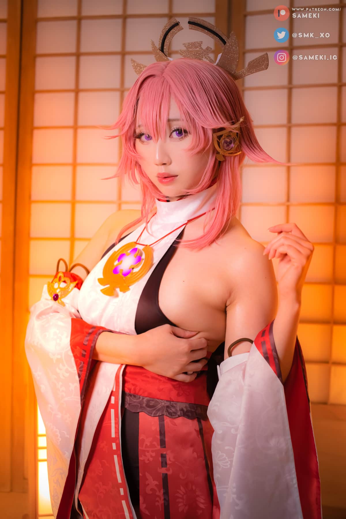 Sameki 最新Cosplay白丝美腿福利-写真图包合集下载 27套