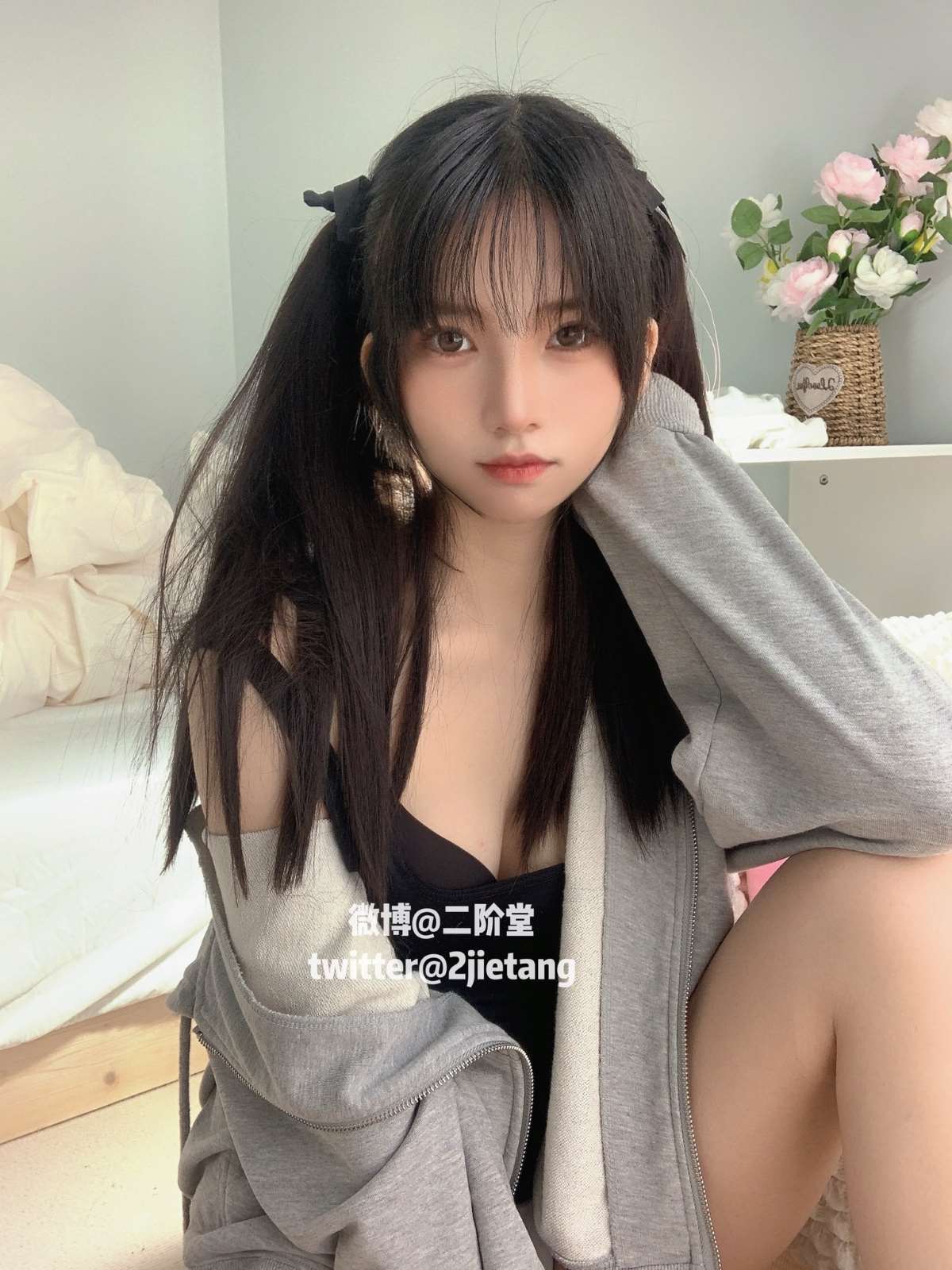 二阶堂 – jk白丝，黑丝禁欲性感觉醒体 最新写真套图作品合集下载 – 40套