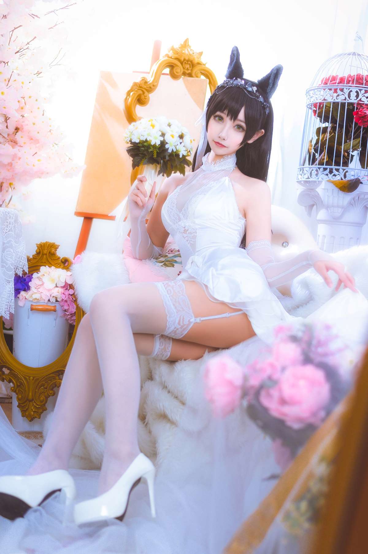 Momoko葵葵 最新Cos白丝美腿福利 写真图片合集下载 44套