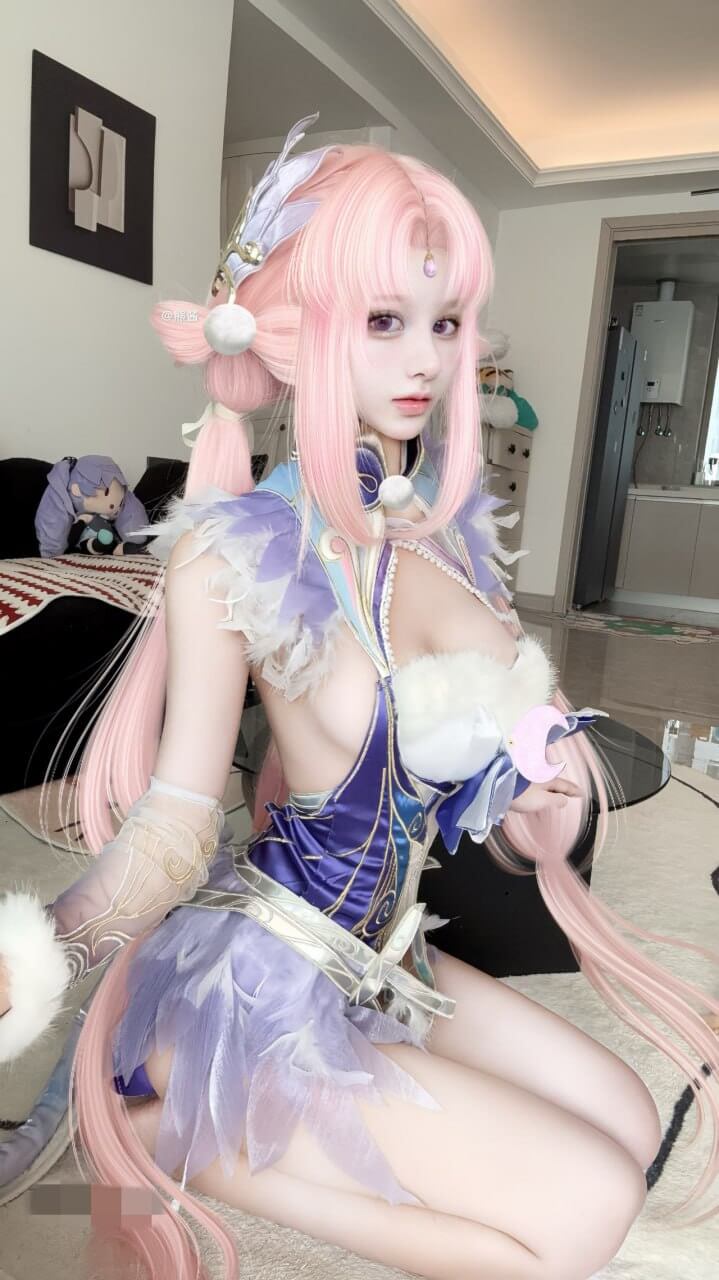 熊酱 微密圈抖音cos白丝美腿福利 写真图集合集下载