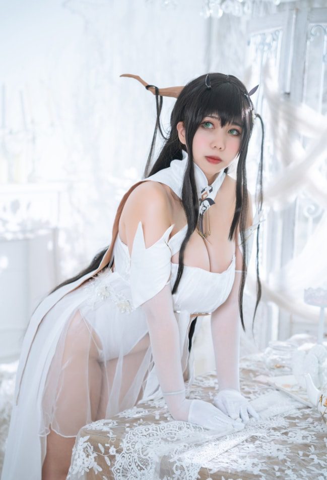 Meroko_魅瞳 Cos白丝美腿福利写真套图合集下载