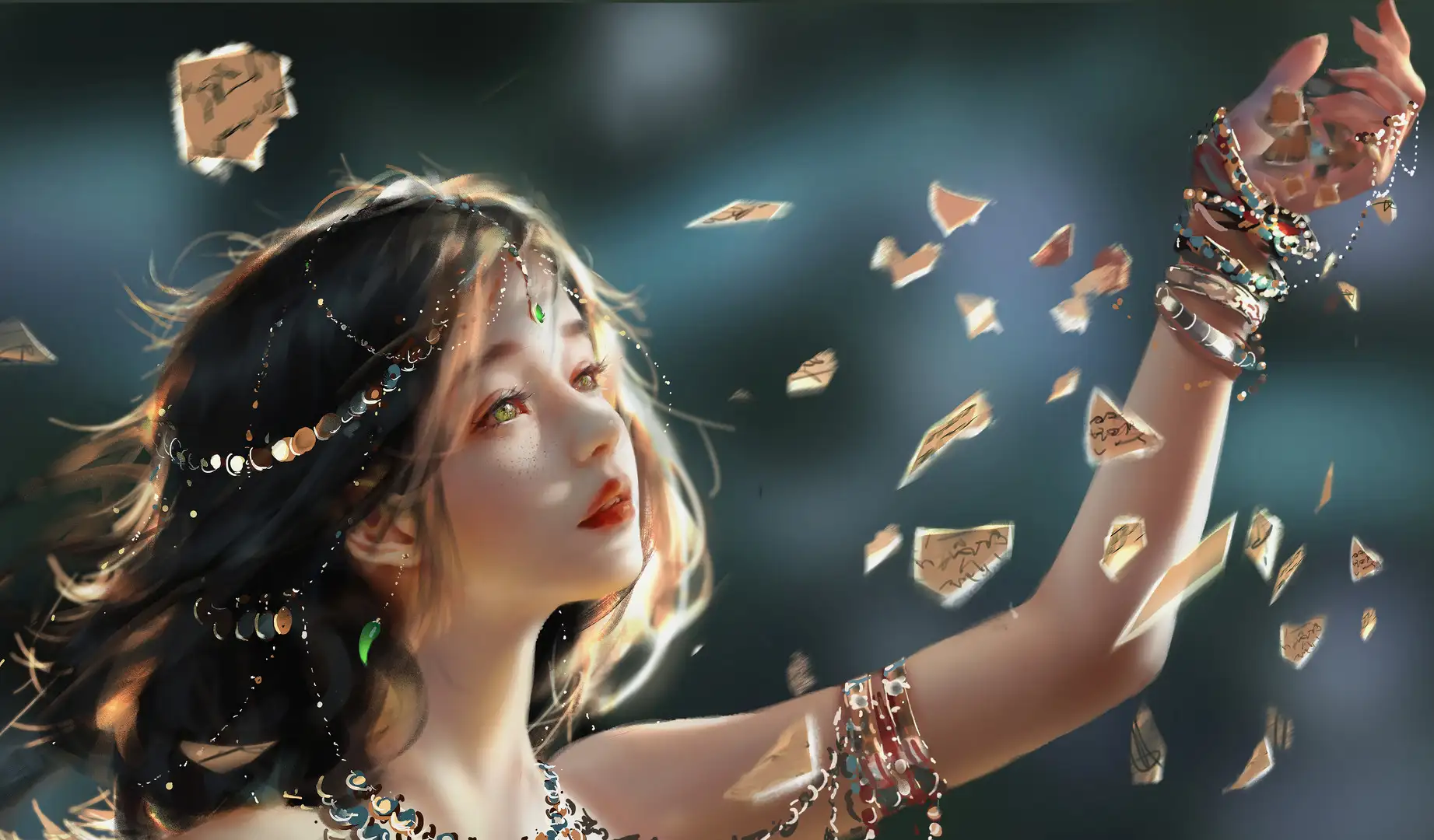 WLOP鬼刀 高清4K8K二次元插画图集合集打包下载 WLOP鬼刀 高清4K8K二次元插画图集合集打包下载