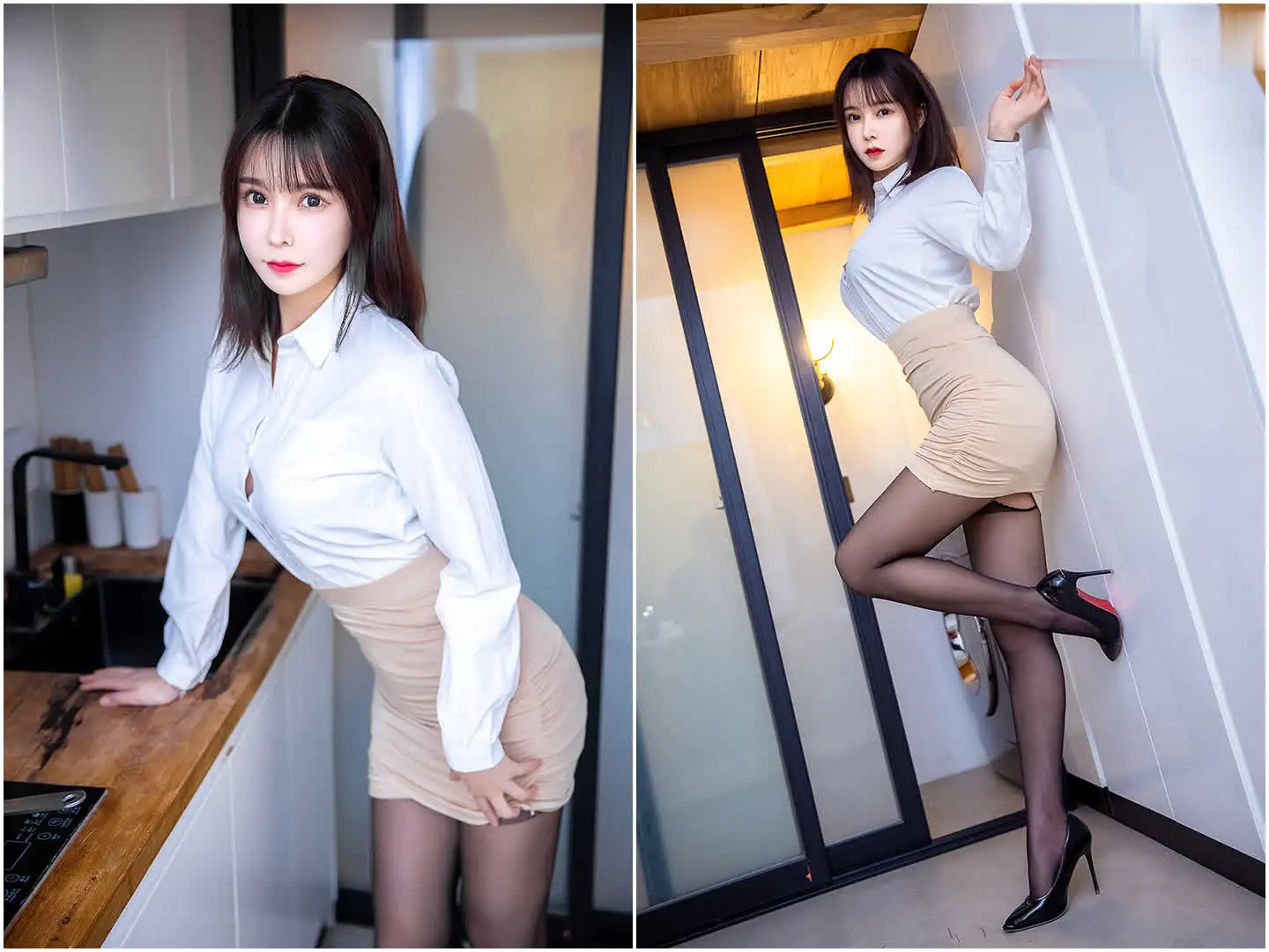 亚马逊鲶鱼 cos黑丝御姐写真图包合集下载