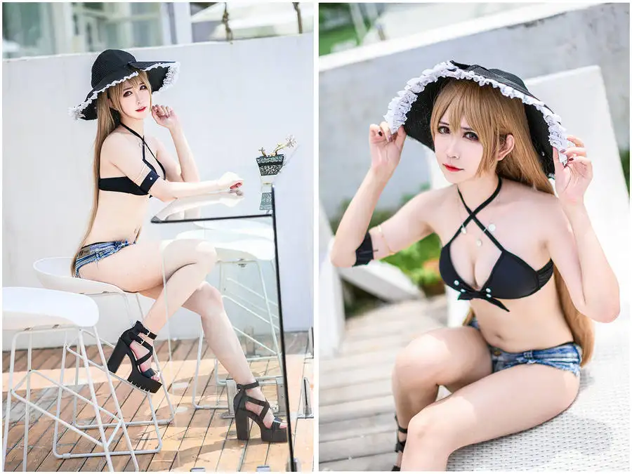 阮邑_Fairy Cos黑丝美腿福利写真图集合集下载