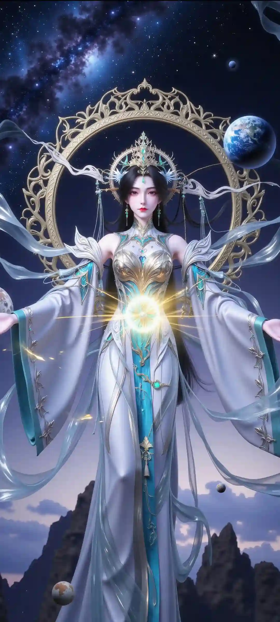 人物与动画主题全面屏壁纸画面