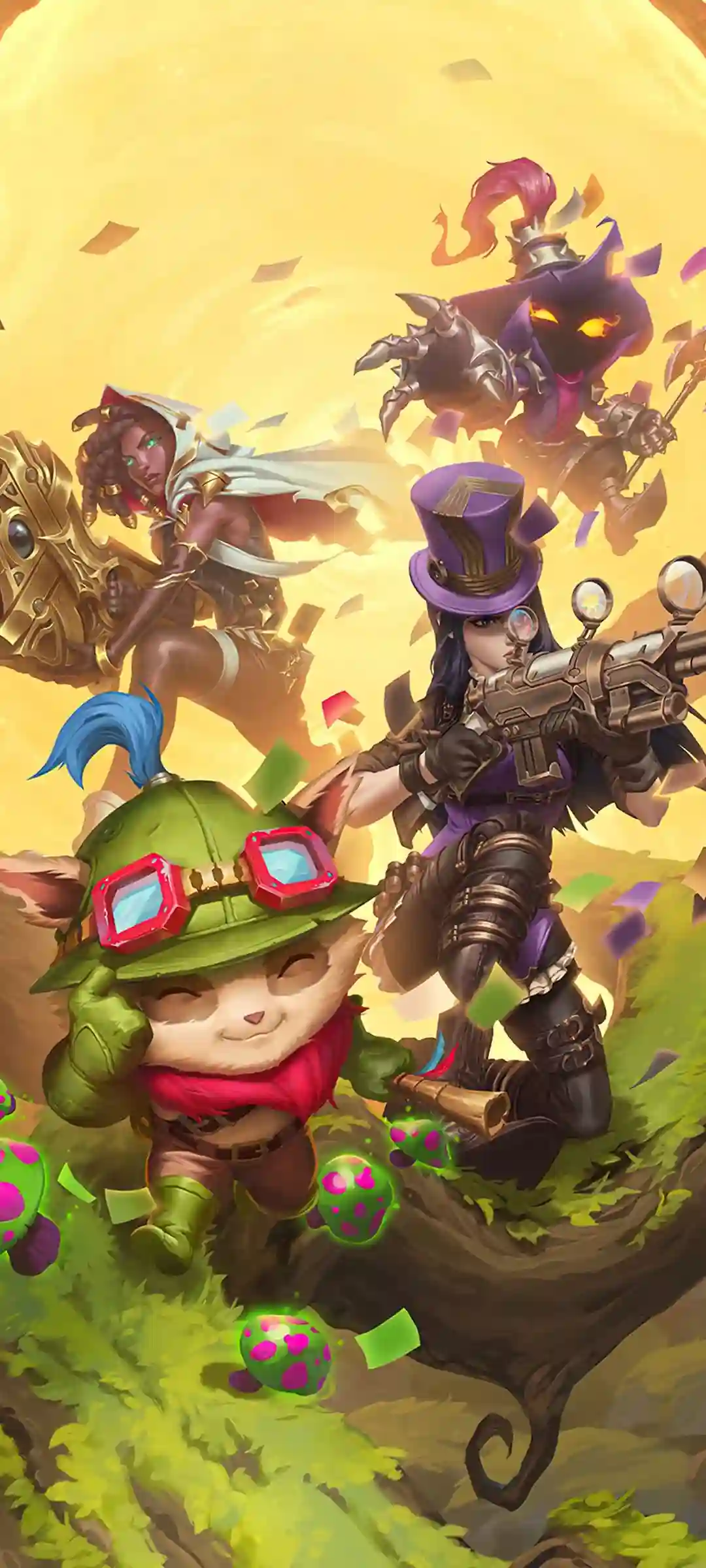 王者荣耀与英雄联盟风景鹿主题壁纸