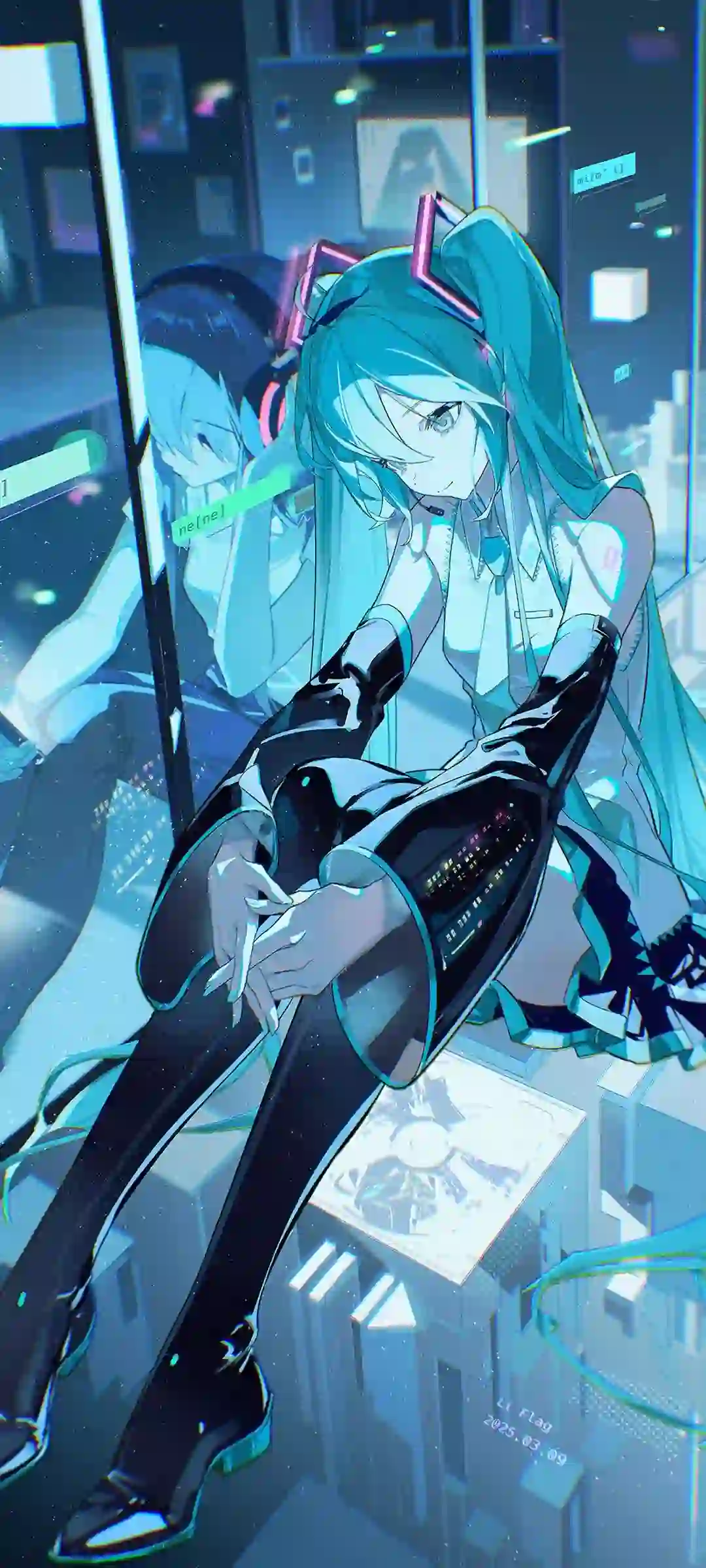 自然场景动漫角色视觉壁纸