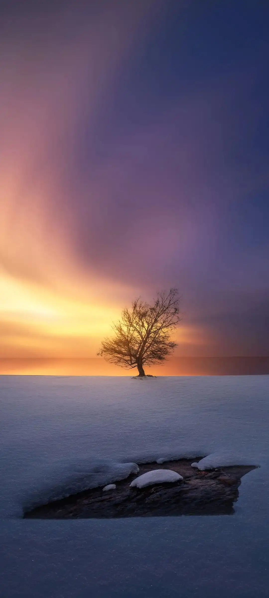 自然风景层次光影手机壁纸