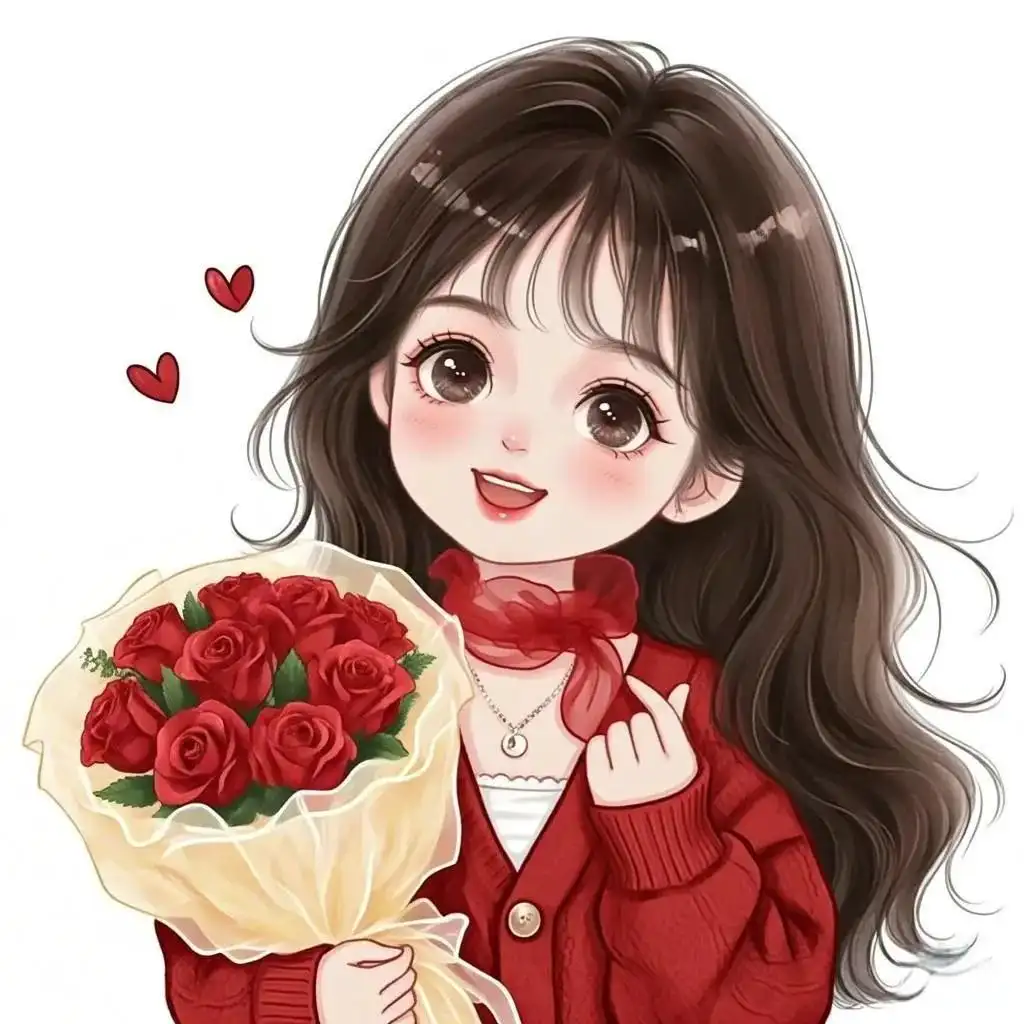 清新可爱风格头像视觉展示