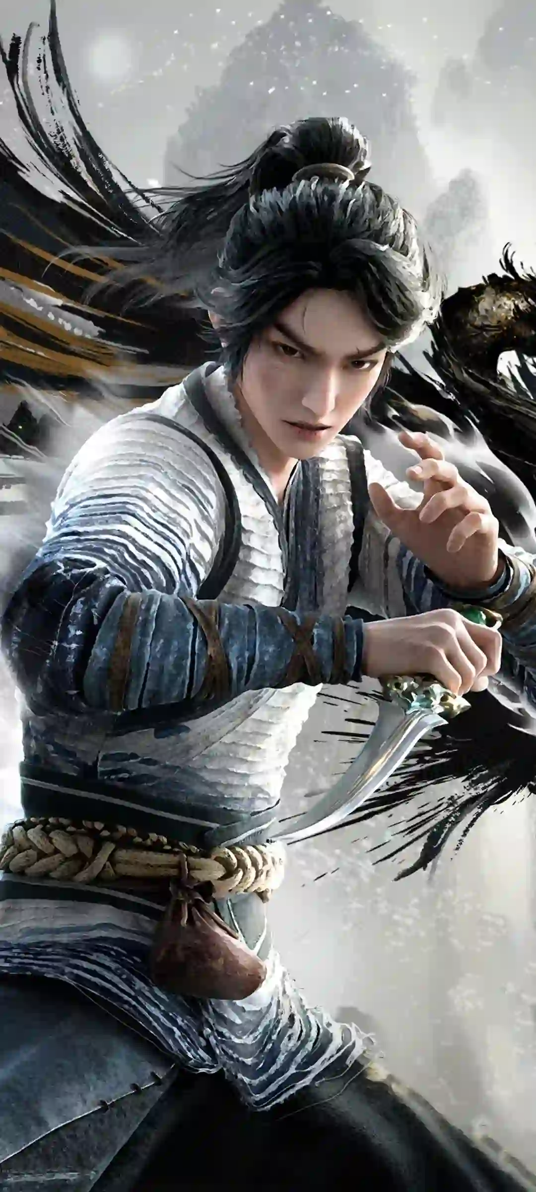 《剑来》主题手机壁纸视觉风格展示