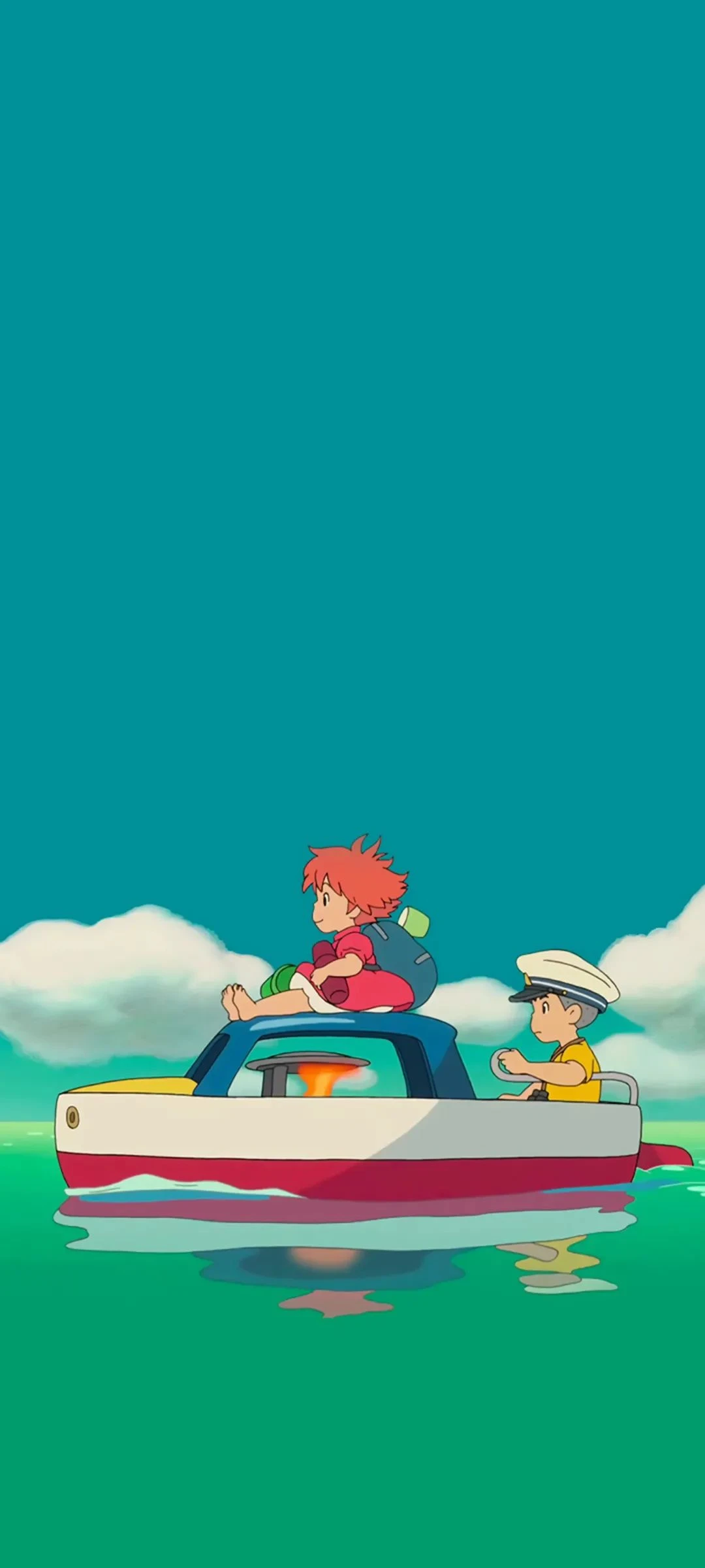 悬崖海岸清透色彩动画场景