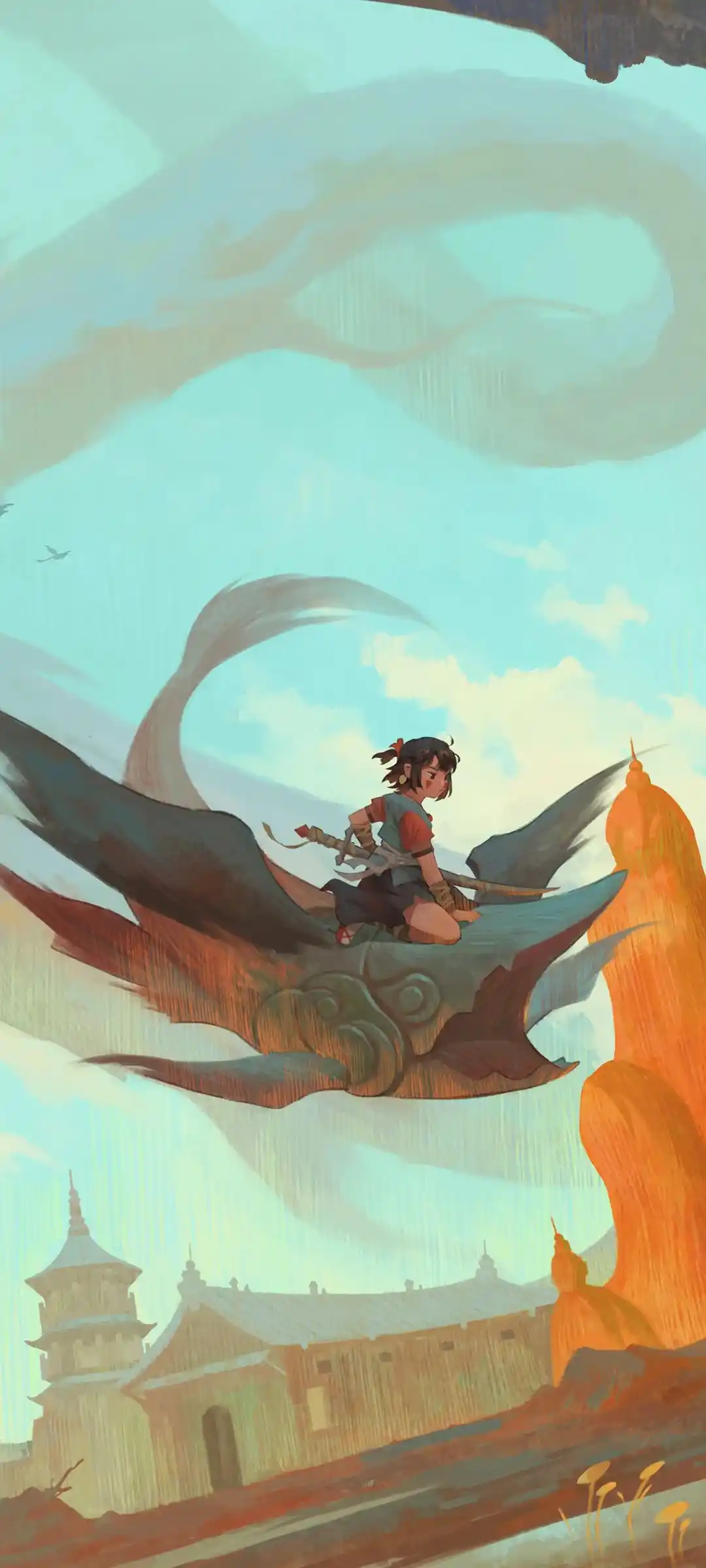 东方幻想氛围场景手机壁纸