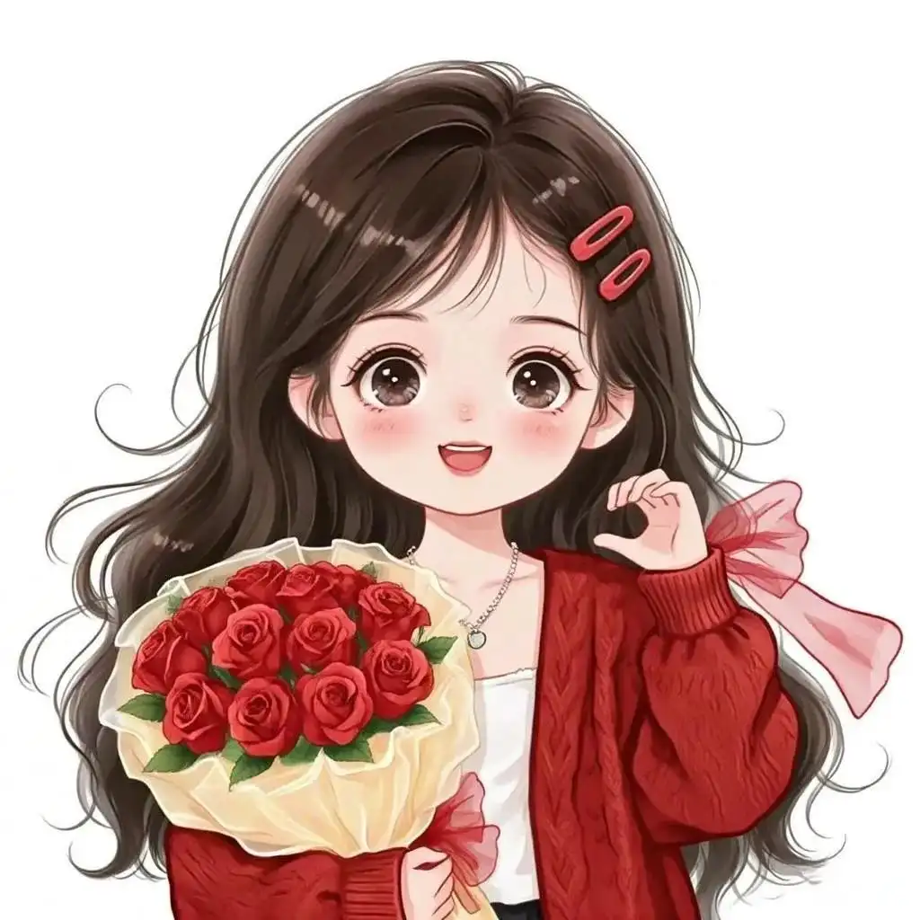 清新可爱风格头像视觉展示