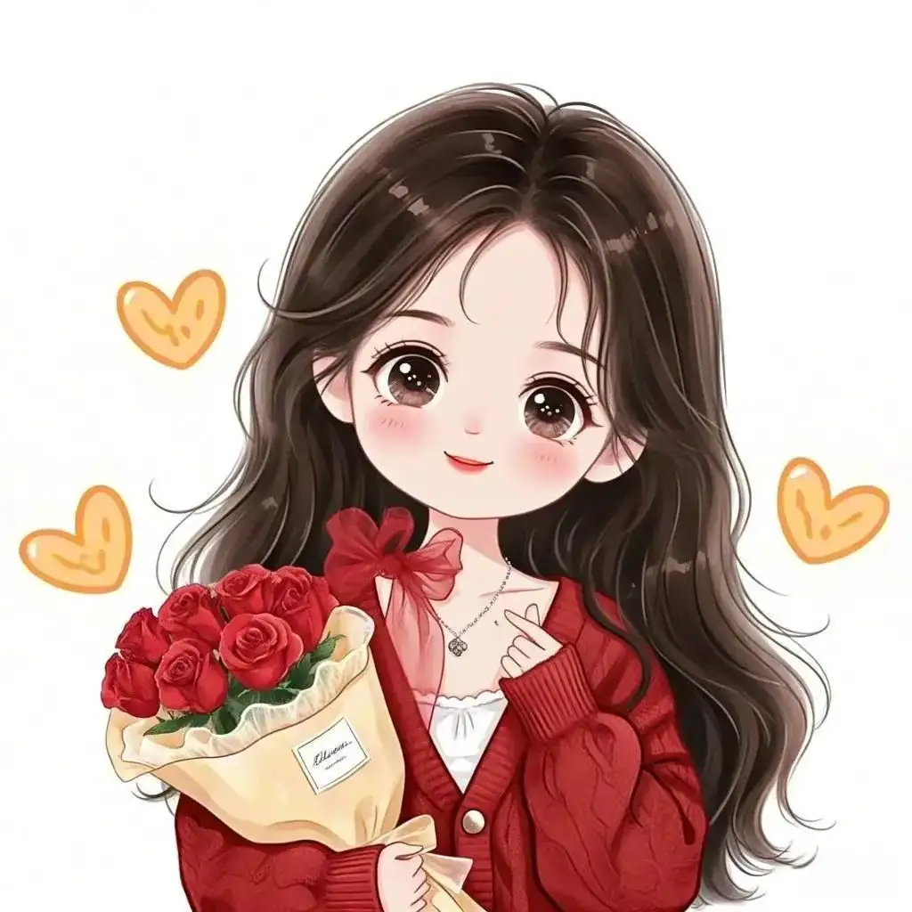 清新可爱风格头像视觉展示