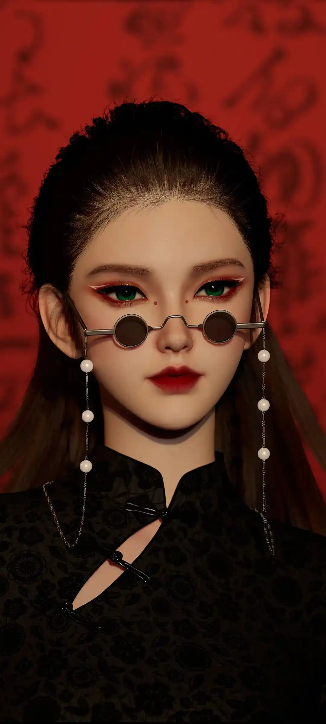 冬日雪景街景动漫风画面