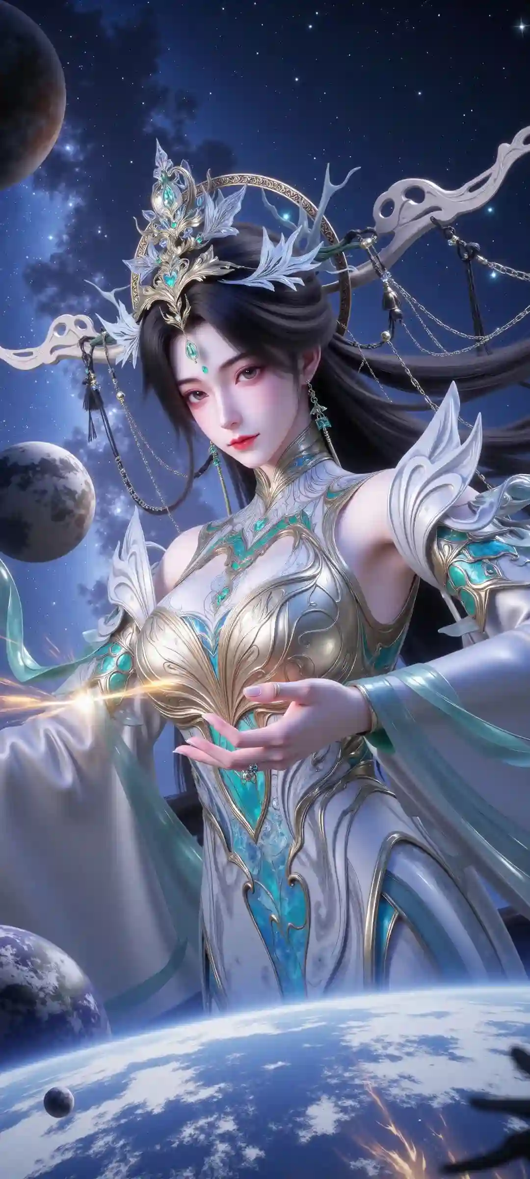 人物与动画主题全面屏壁纸画面