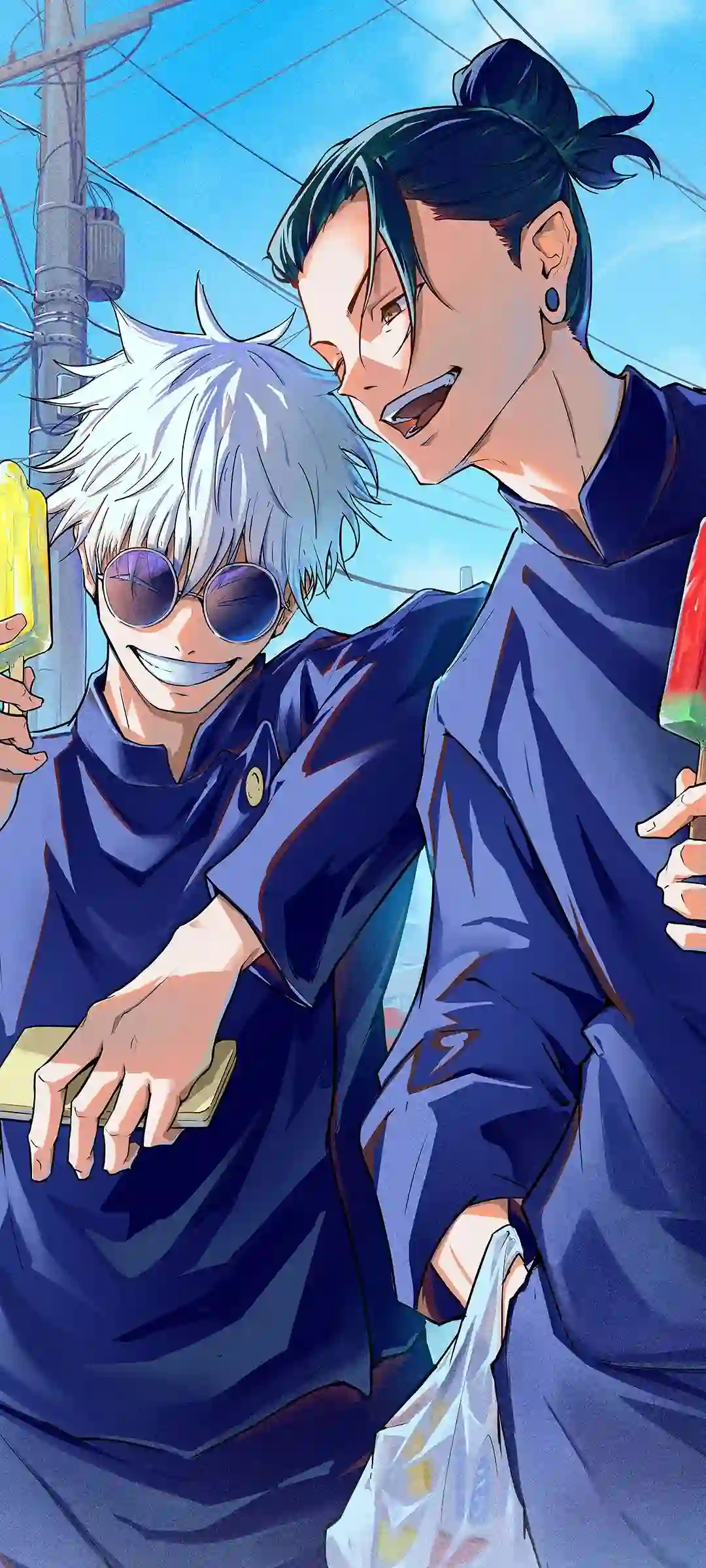 花景动漫角色手机壁纸清新