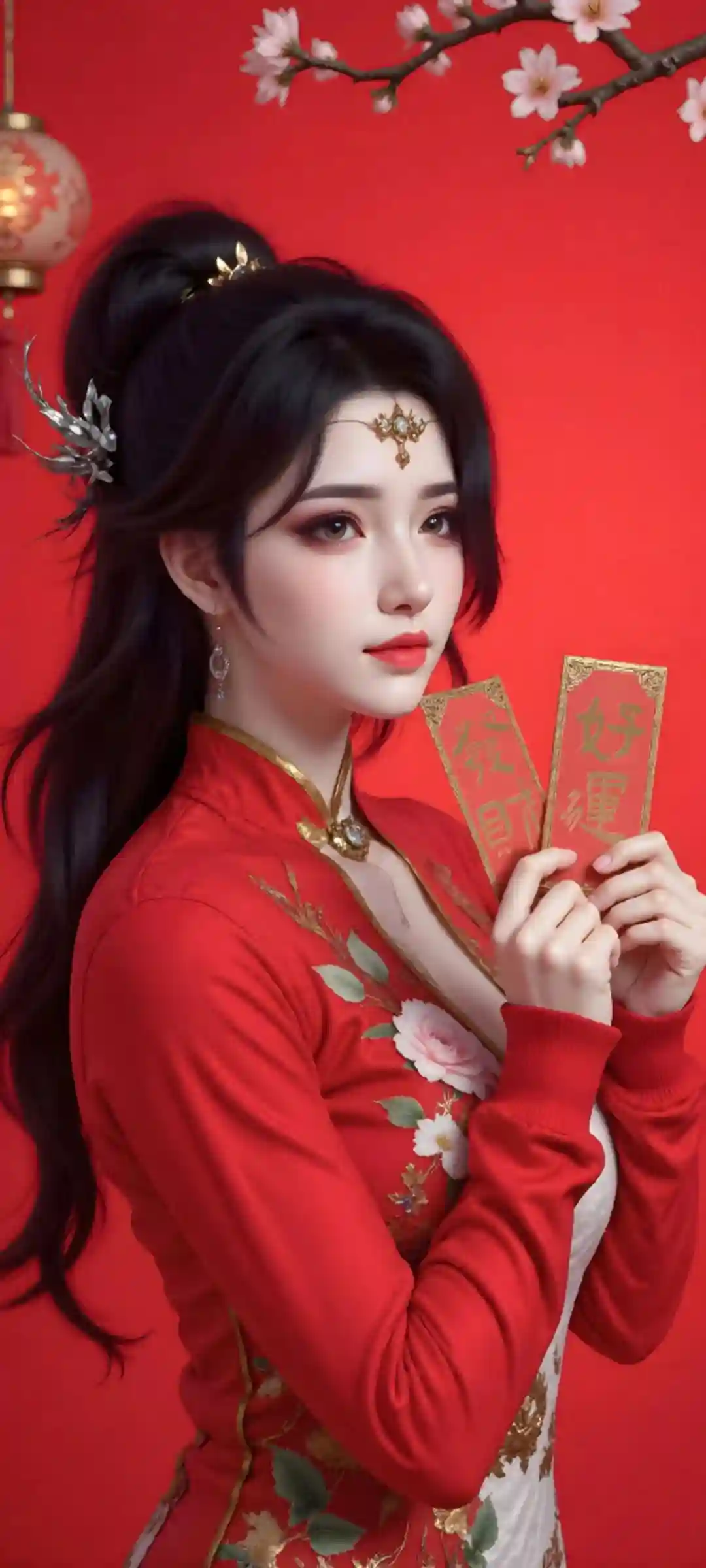 新年风景手机壁纸设计