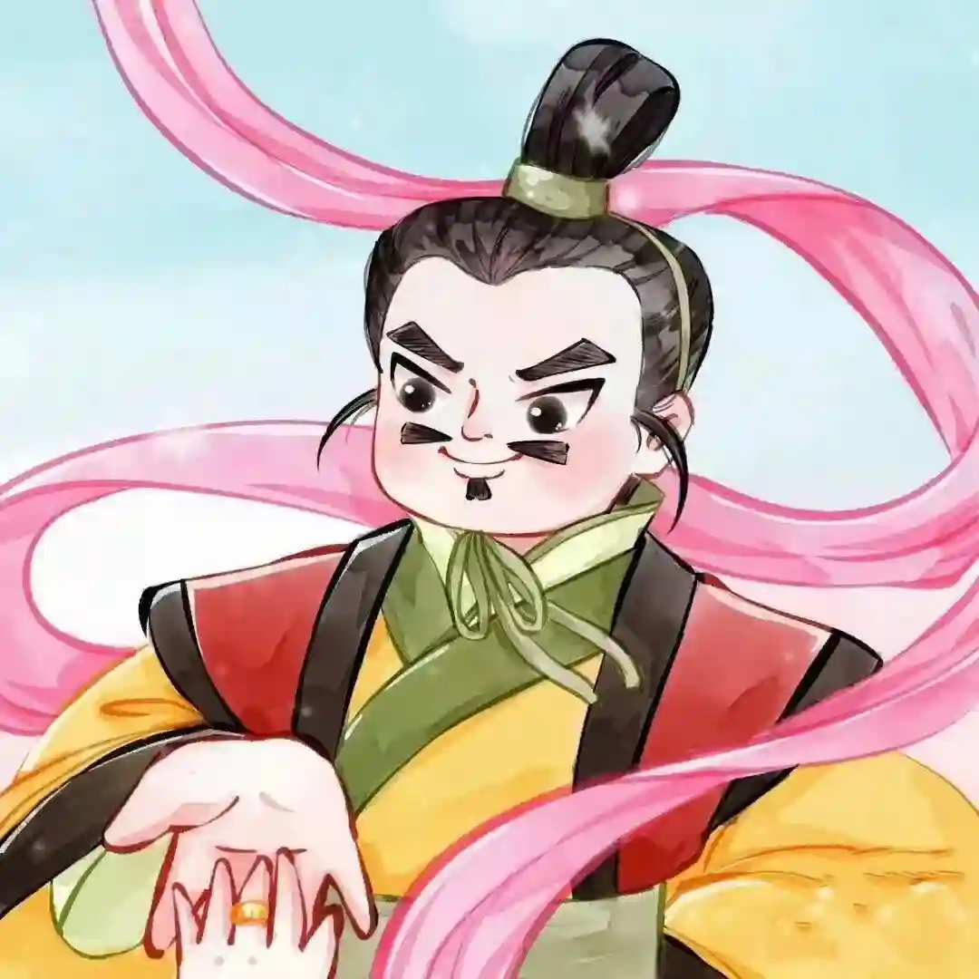 情侣人物可爱风格头像画面