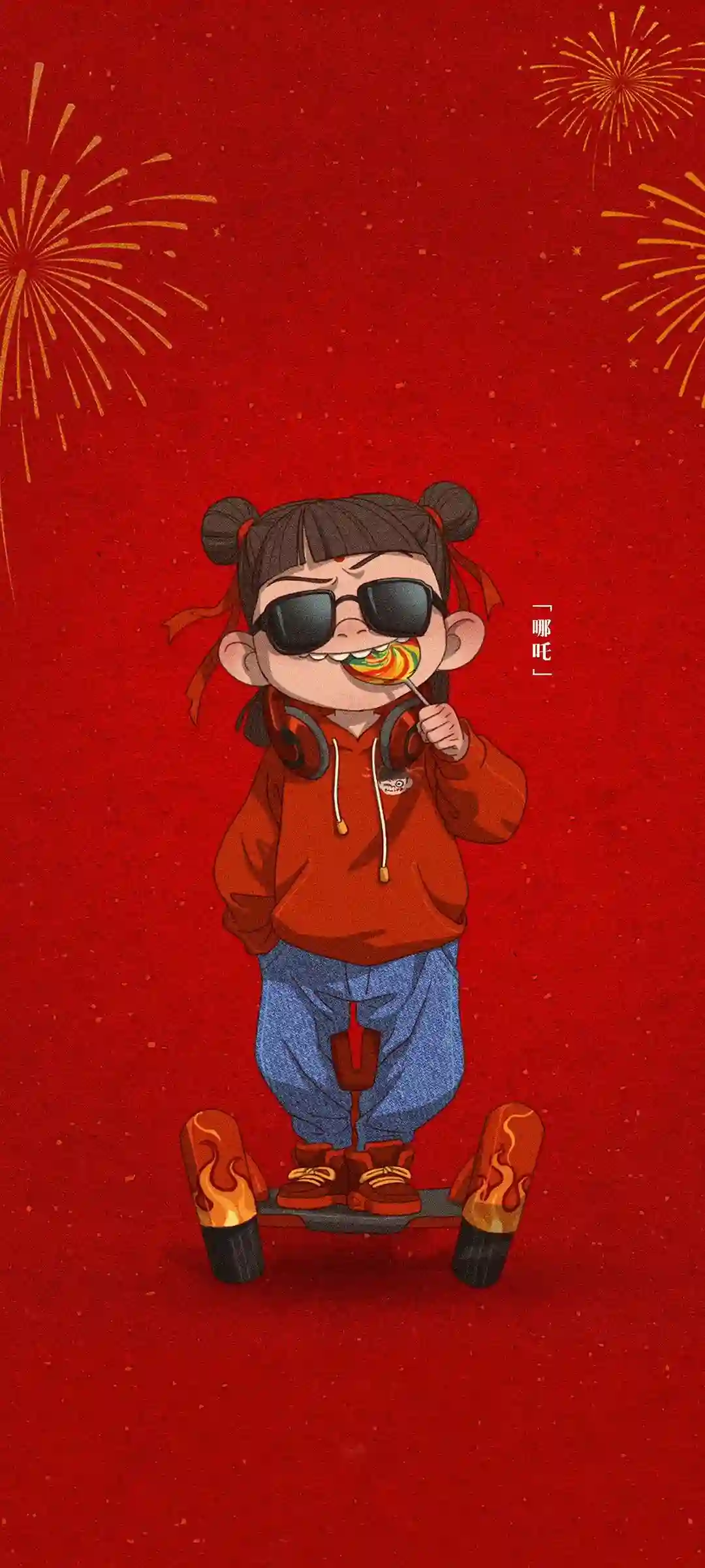 人物与动画主题全面屏壁纸画面