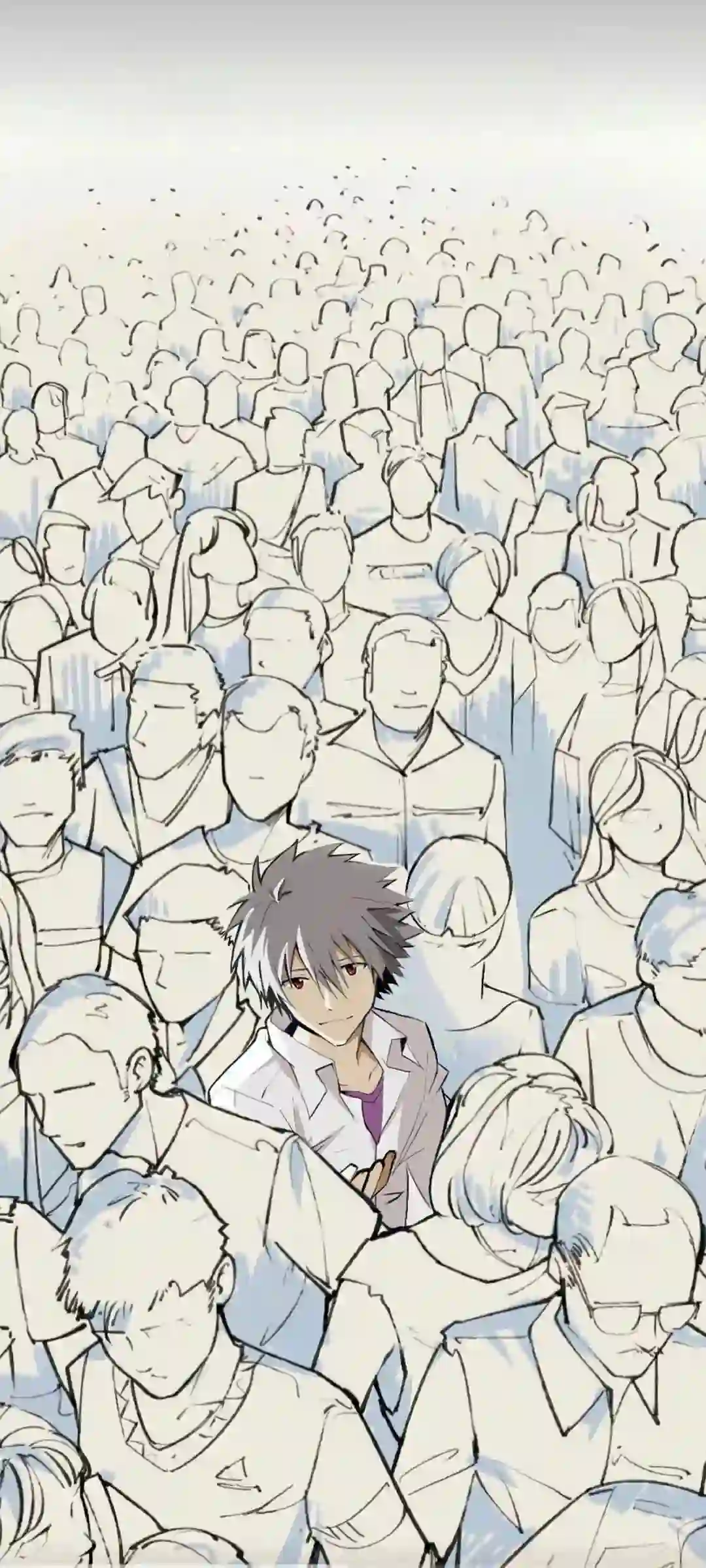 动漫人物风格手机壁纸画面