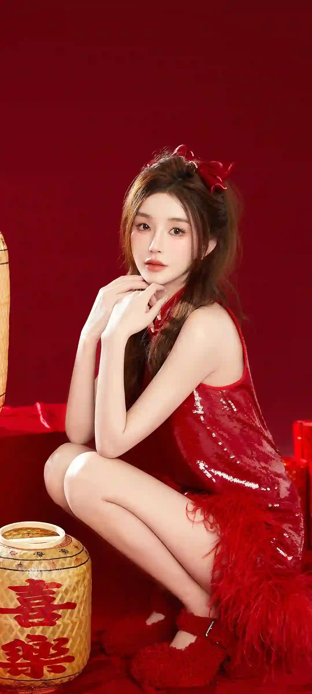 新年风景手机壁纸设计