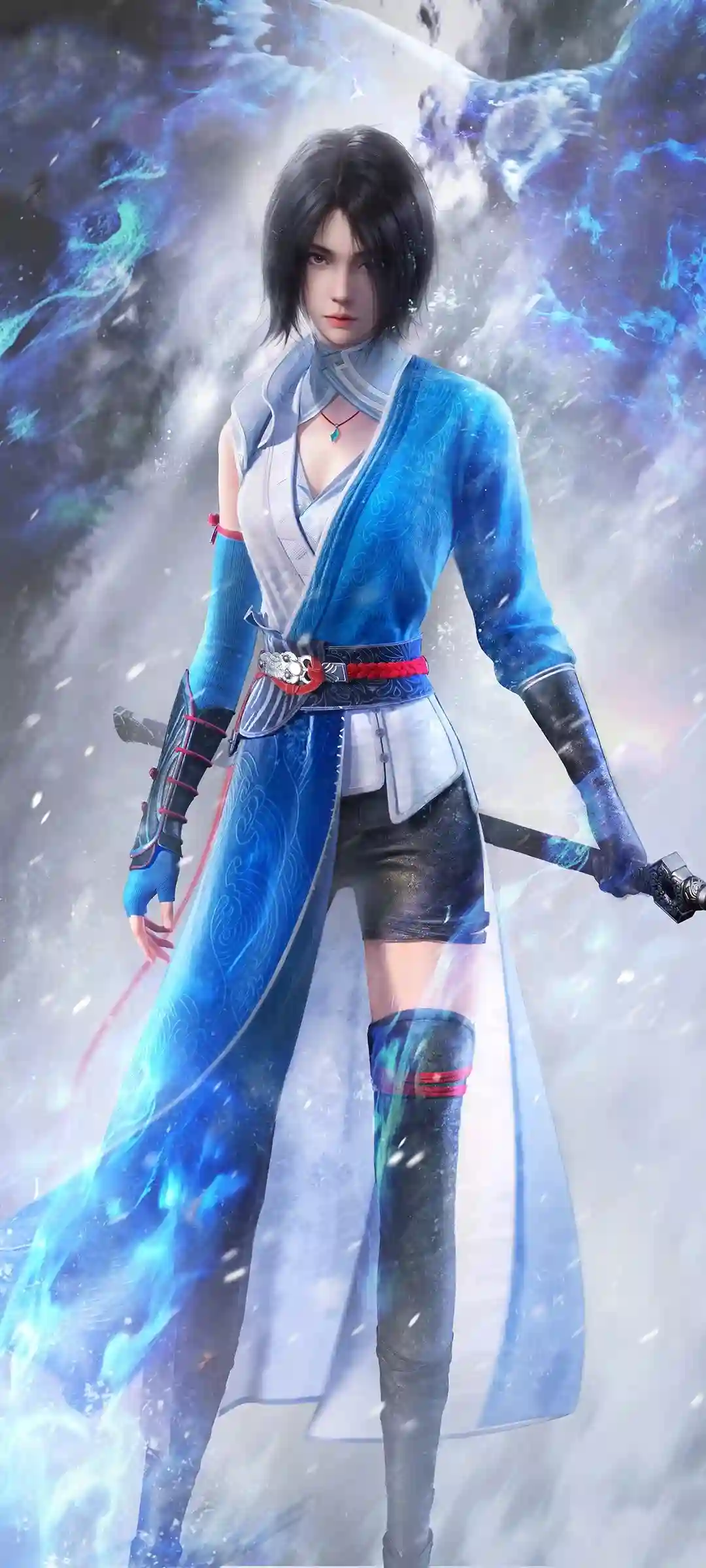 手机人物视觉风格壁纸