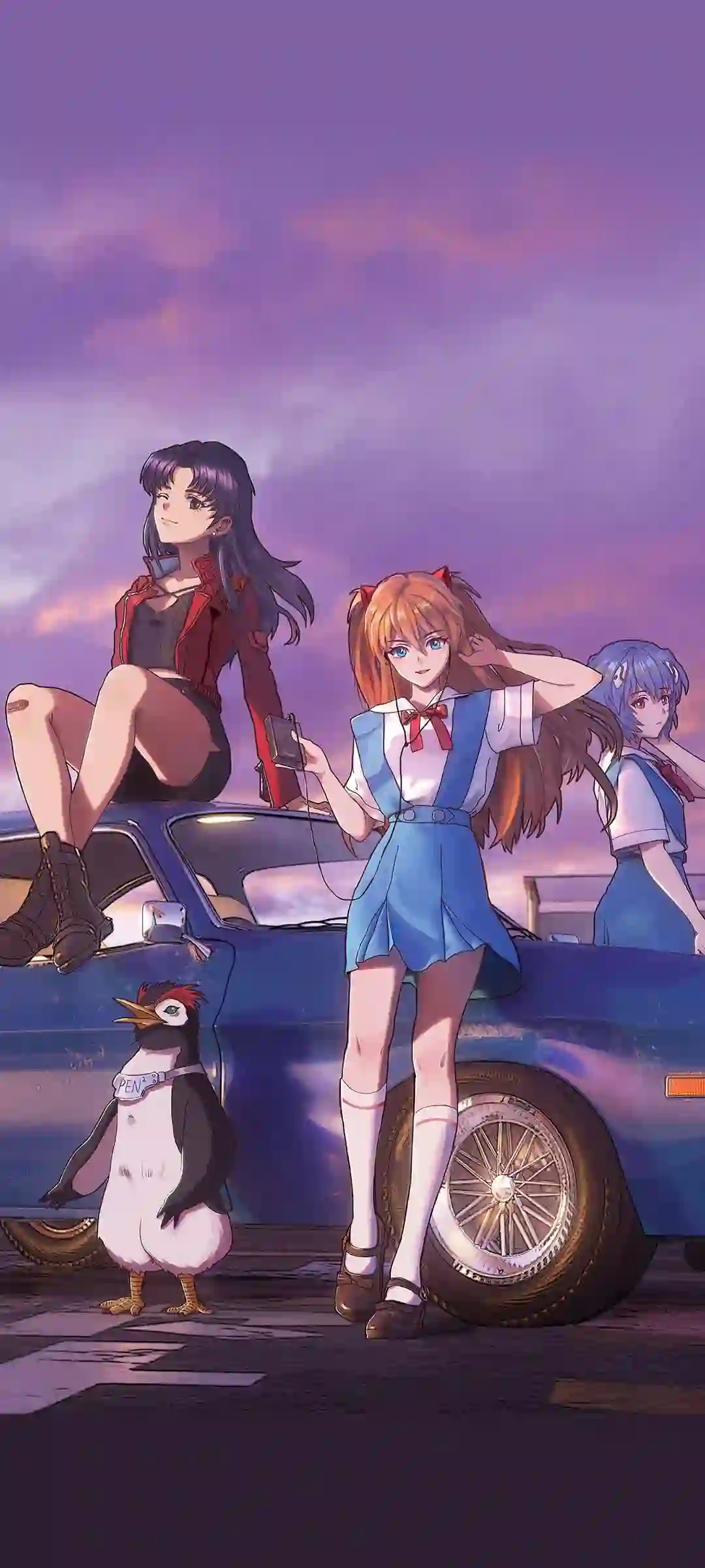 动漫人物风格手机壁纸画面