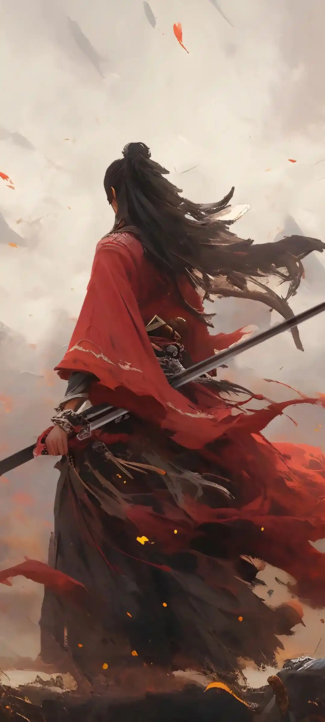 星空氛围人物动漫手机壁纸