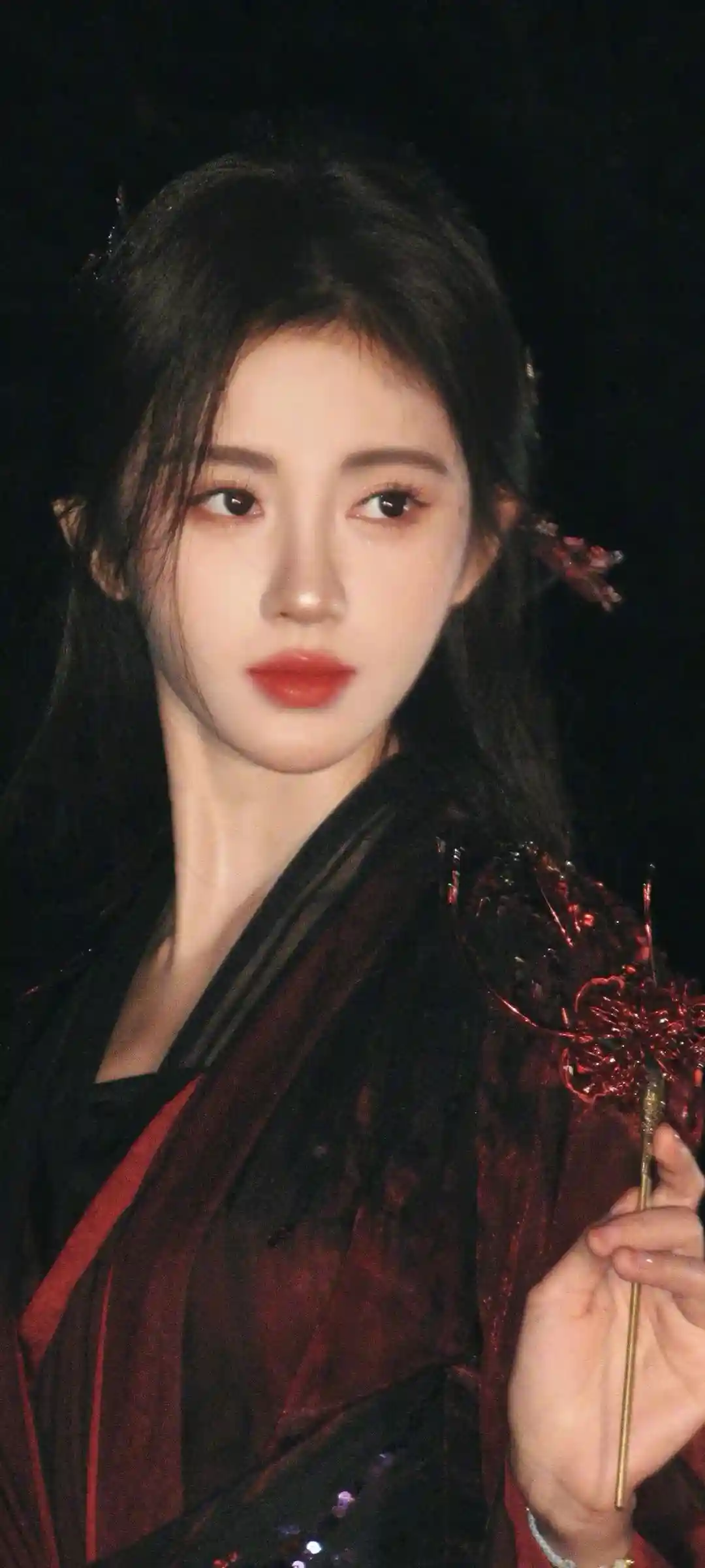 鞠婧祎清新风格手机壁纸设计