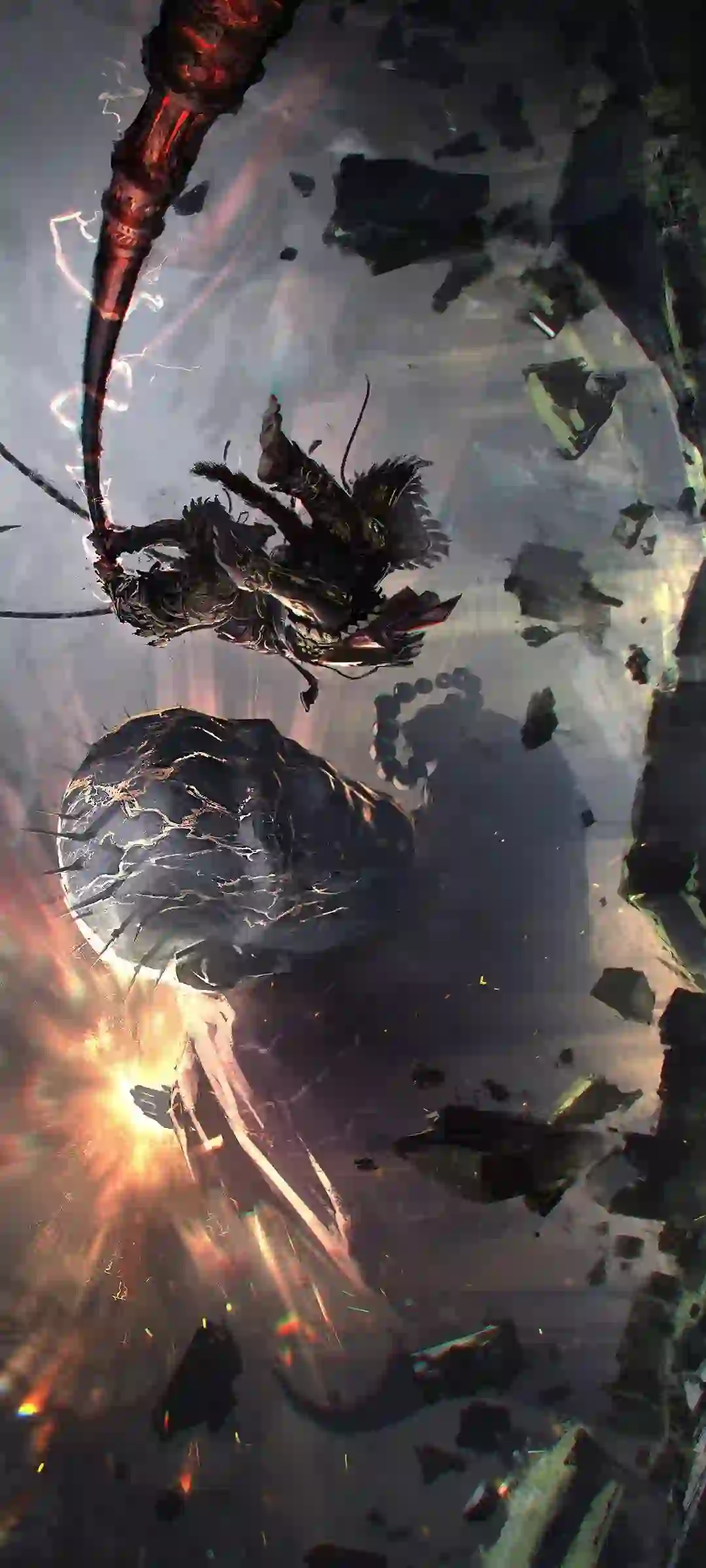 雪景与美女结合手机壁纸设计