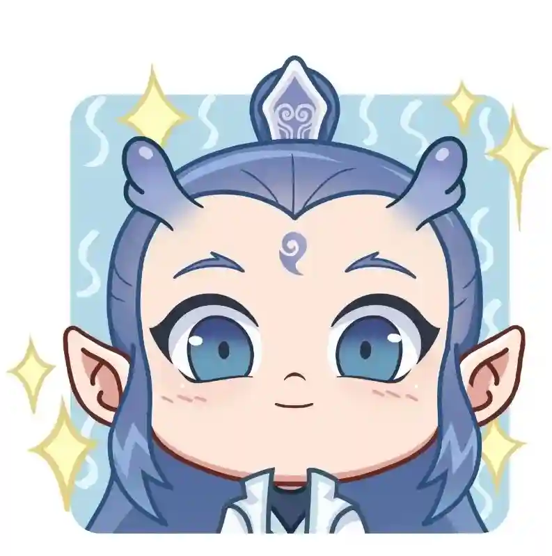 哪吒魔童Q版头像插画展示