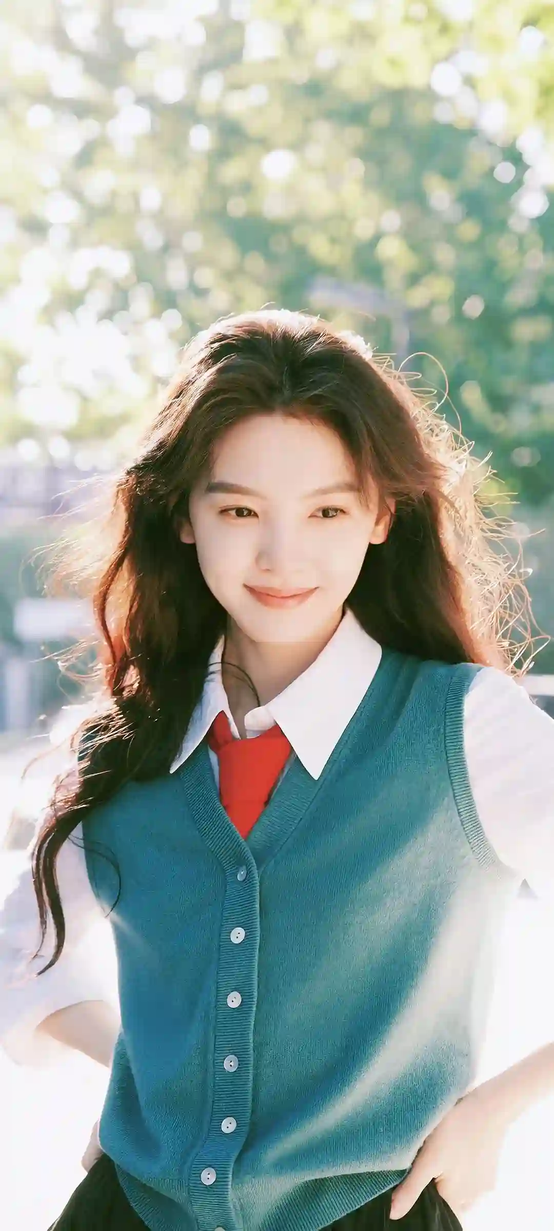 章若楠清新风格手机壁纸