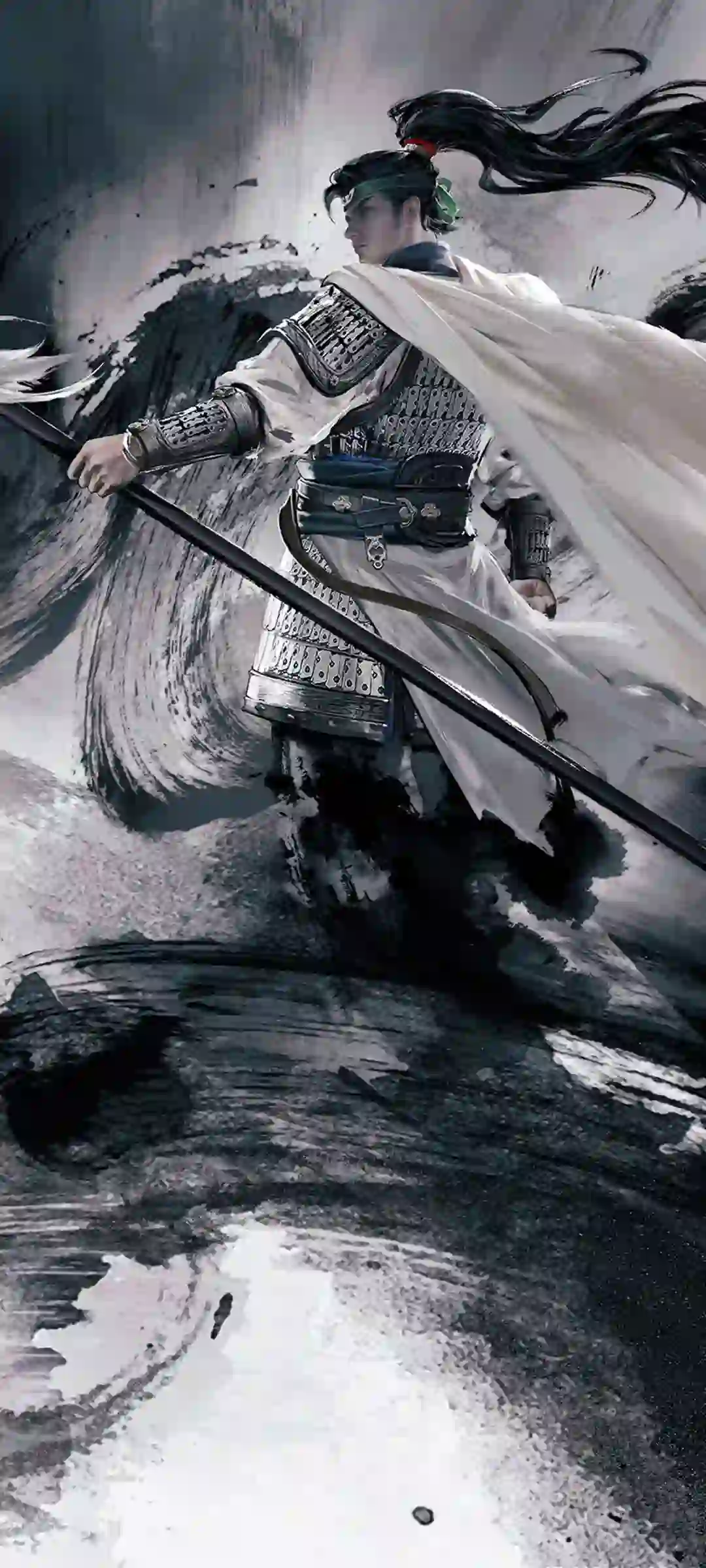 柔光花景动漫人物画面