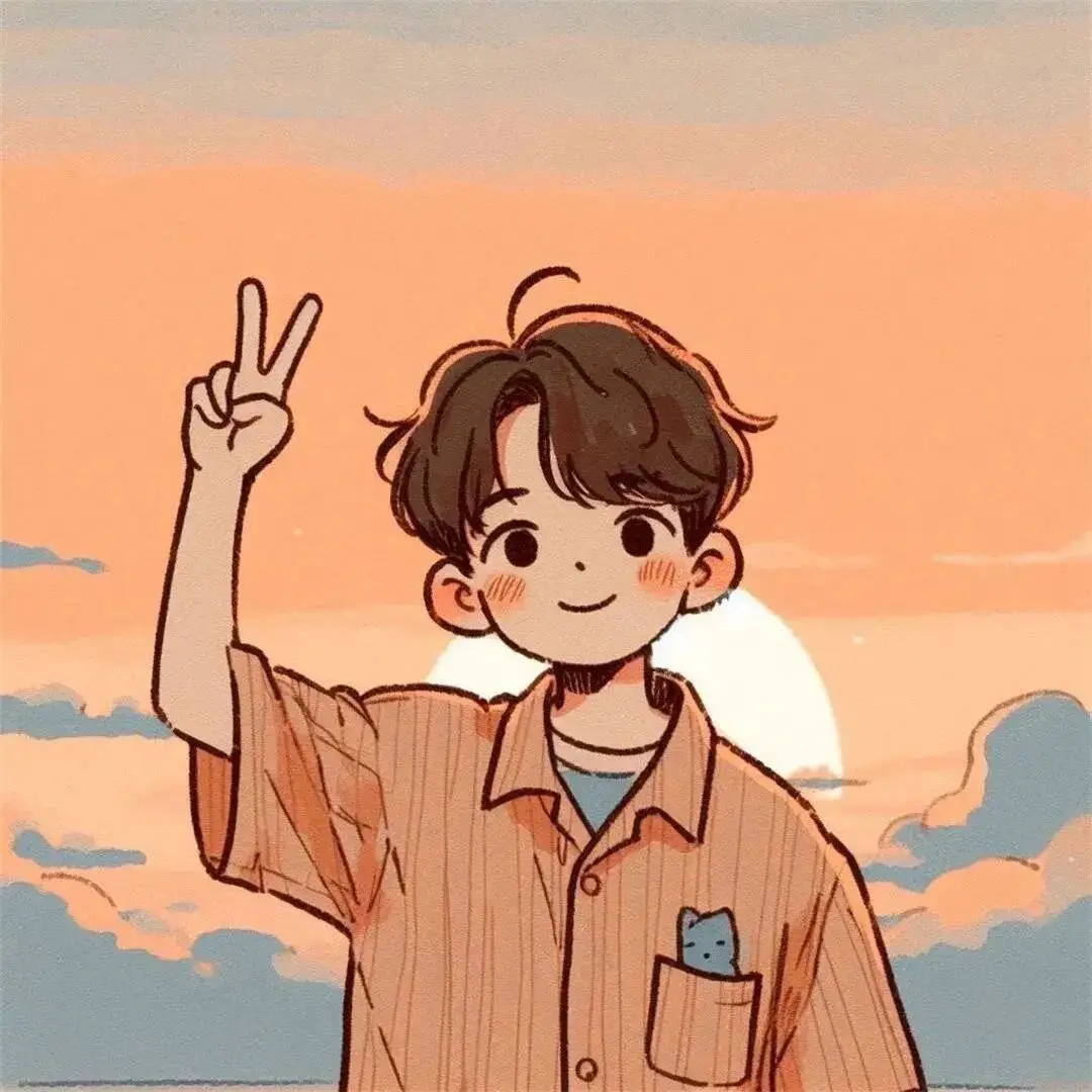 情侣氛围头像风格壁纸