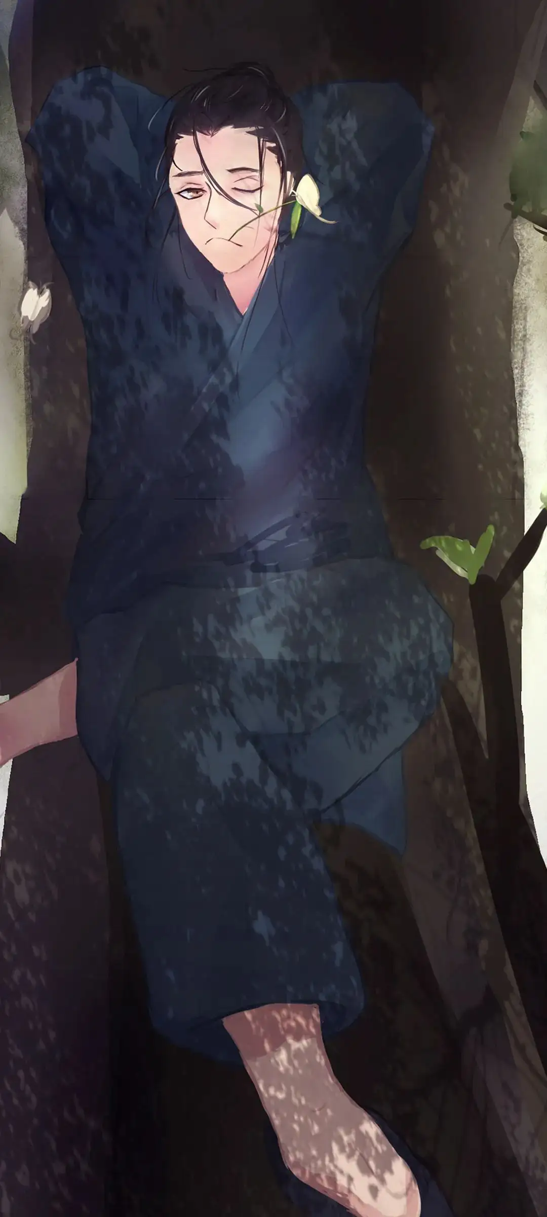 水墨气质动漫角色意境画面