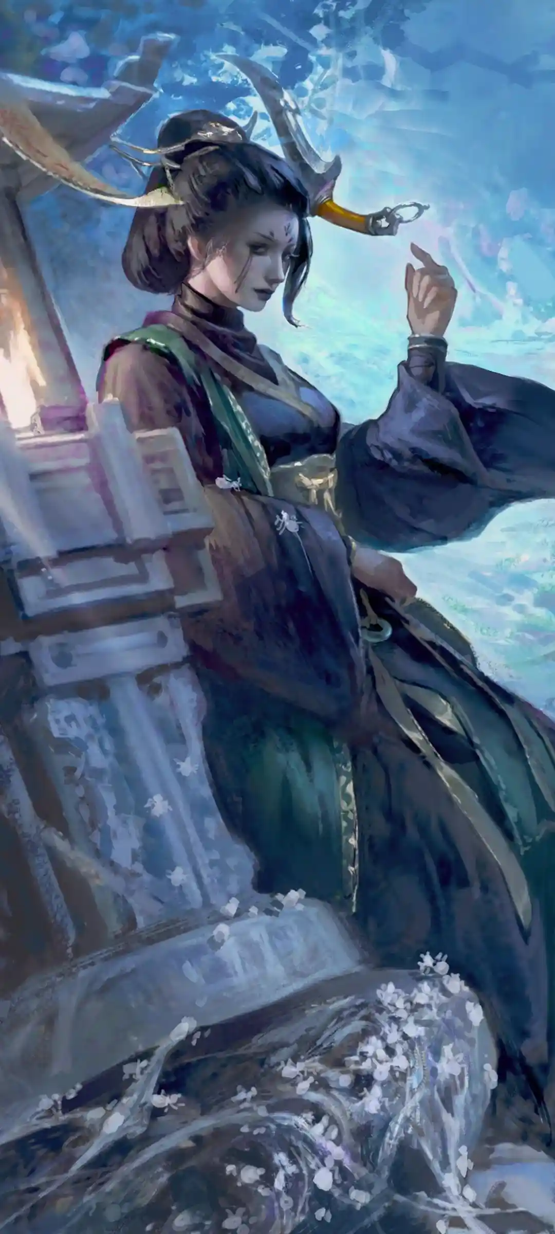 黑神话秋景海边背影手机壁纸合集