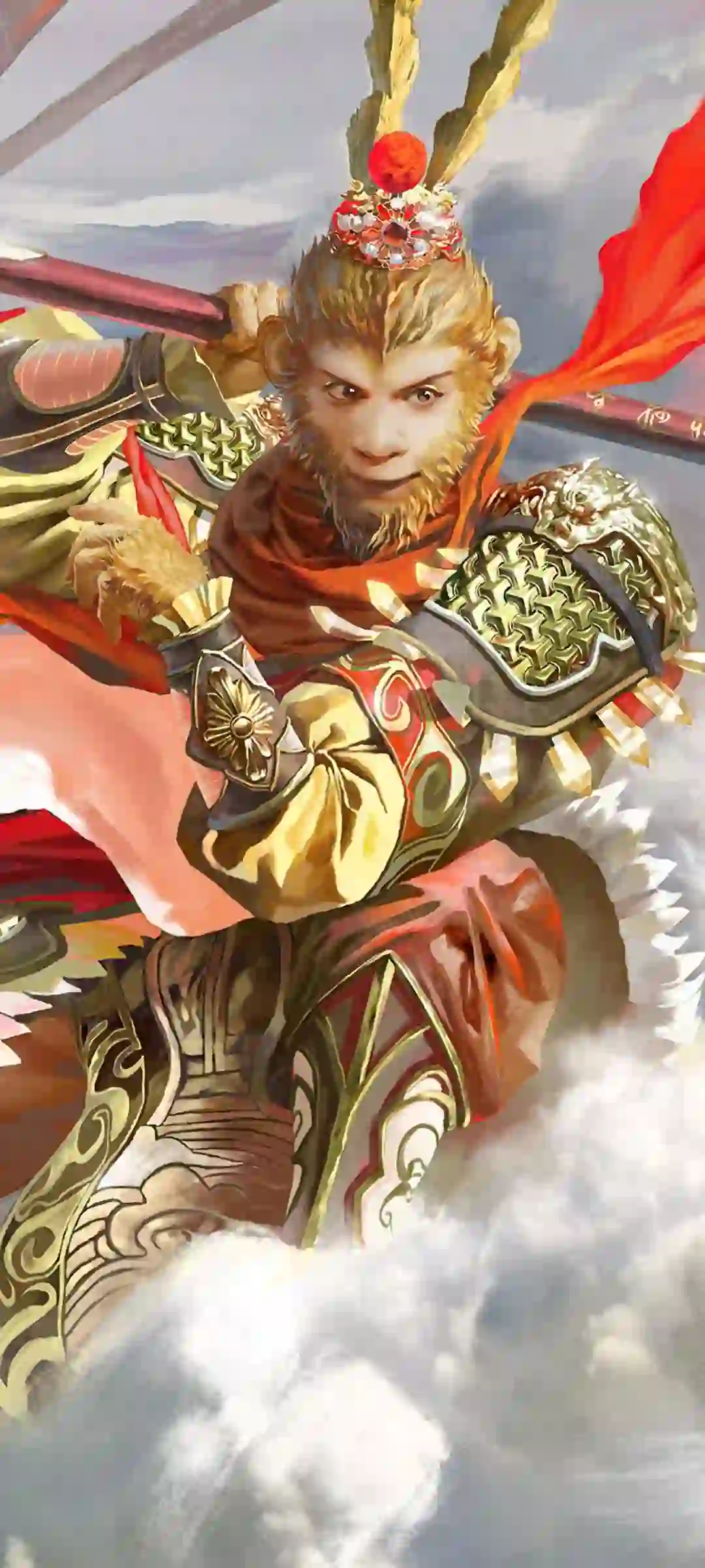 悟空与海绵宝宝风景美女动漫手机壁纸