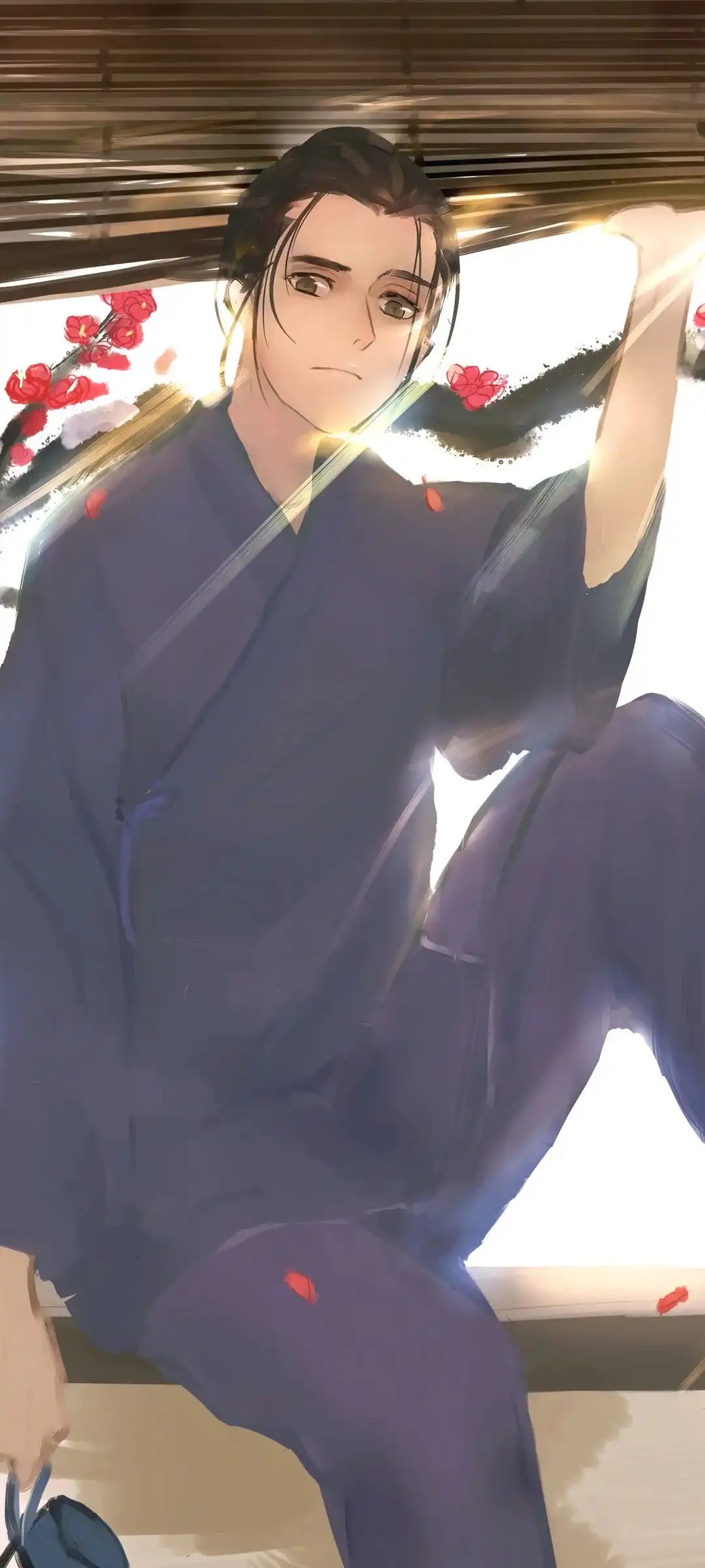 水墨气质动漫角色意境画面