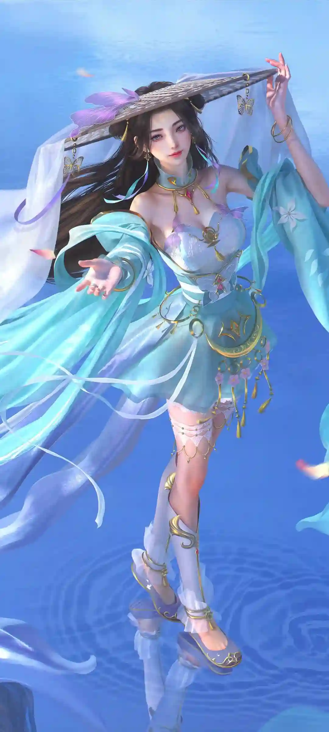 暖调原野锦鲤自然画面