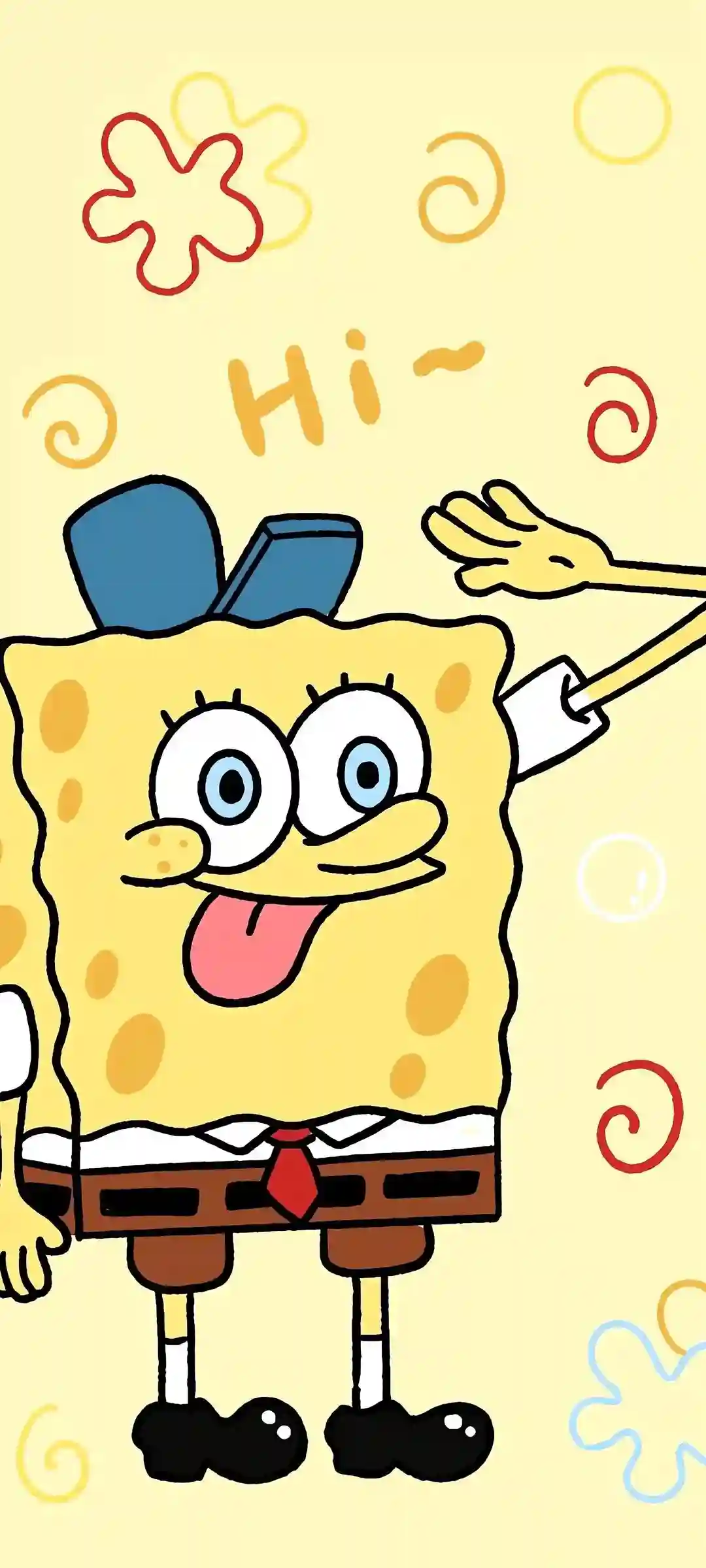 悟空与海绵宝宝风景美女动漫手机壁纸