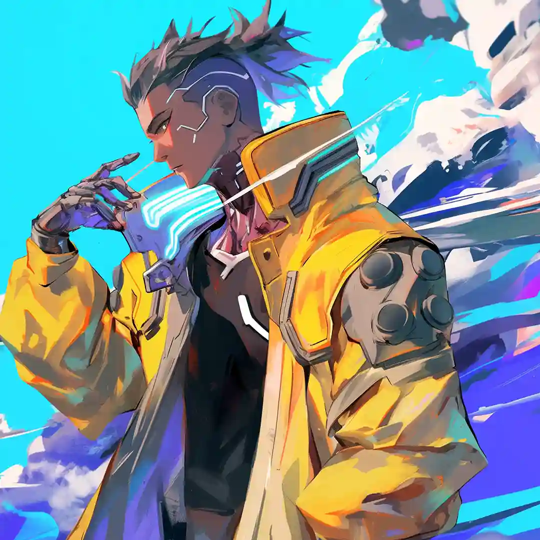 简洁风格人物头像画面