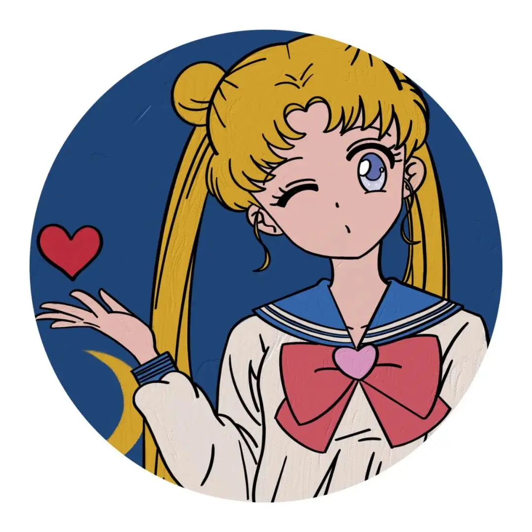 圆形构图人物头像壁纸