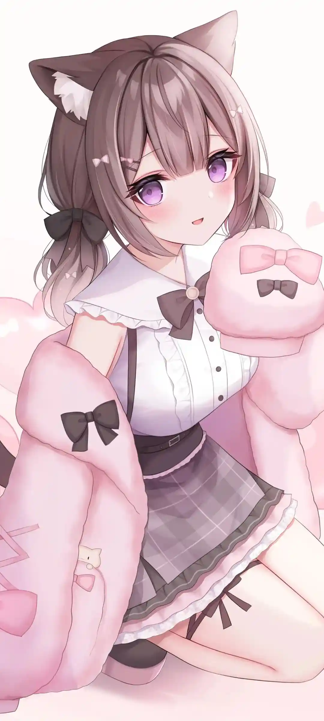 天空动漫风格人物手机壁纸