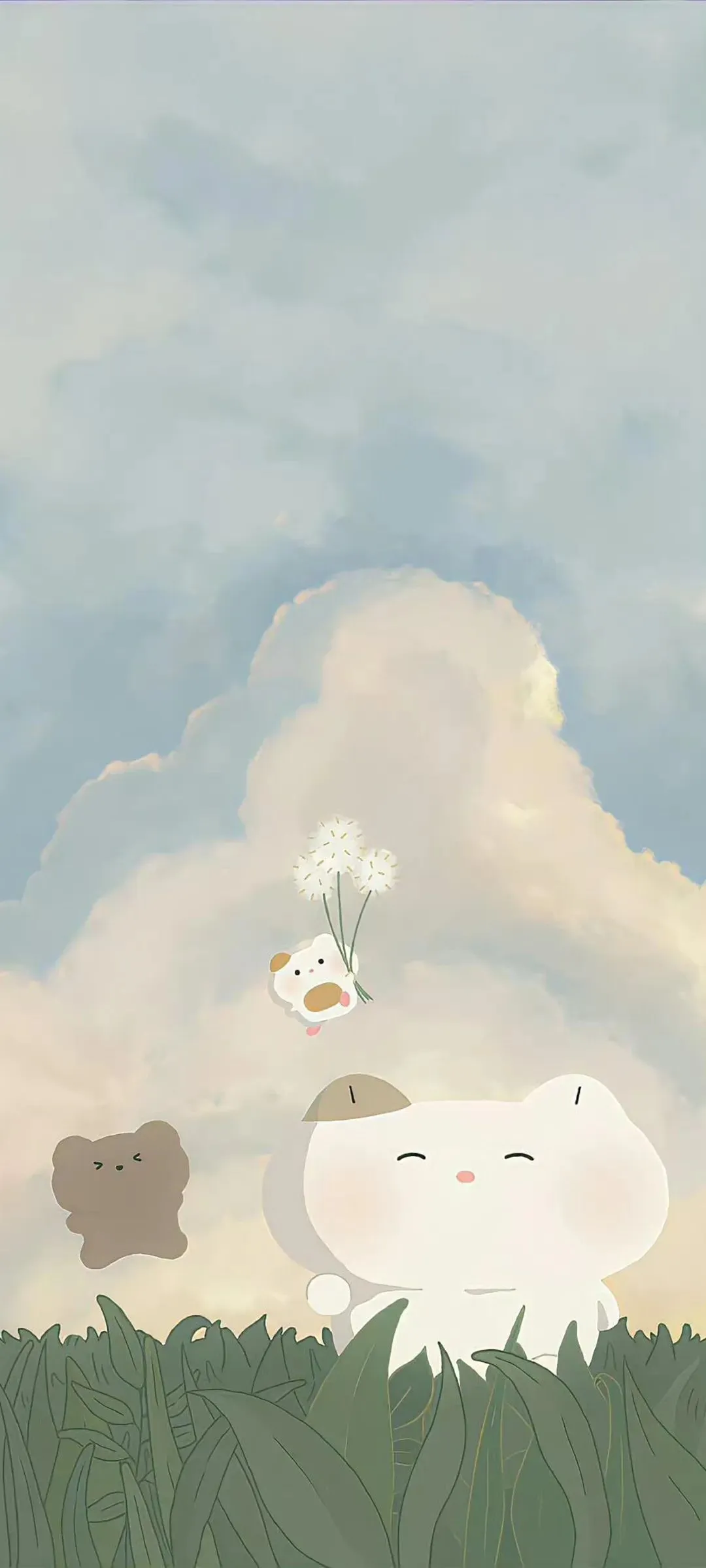 悟空与海绵宝宝风景美女动漫手机壁纸